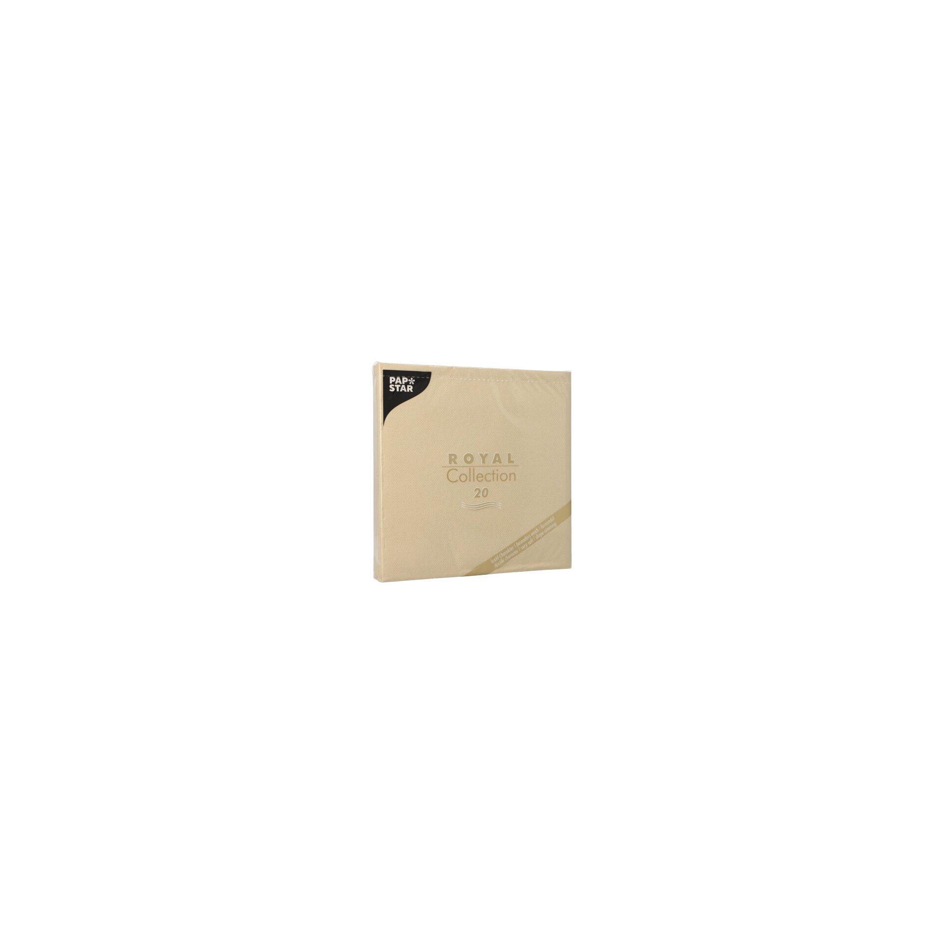 Servietten "ROYAL Collection" 1/4-Falz 40 cm x 40 cm sand Servietten "ROYAL Collection" 1/4-Falz 40 cm x 40 cm sand