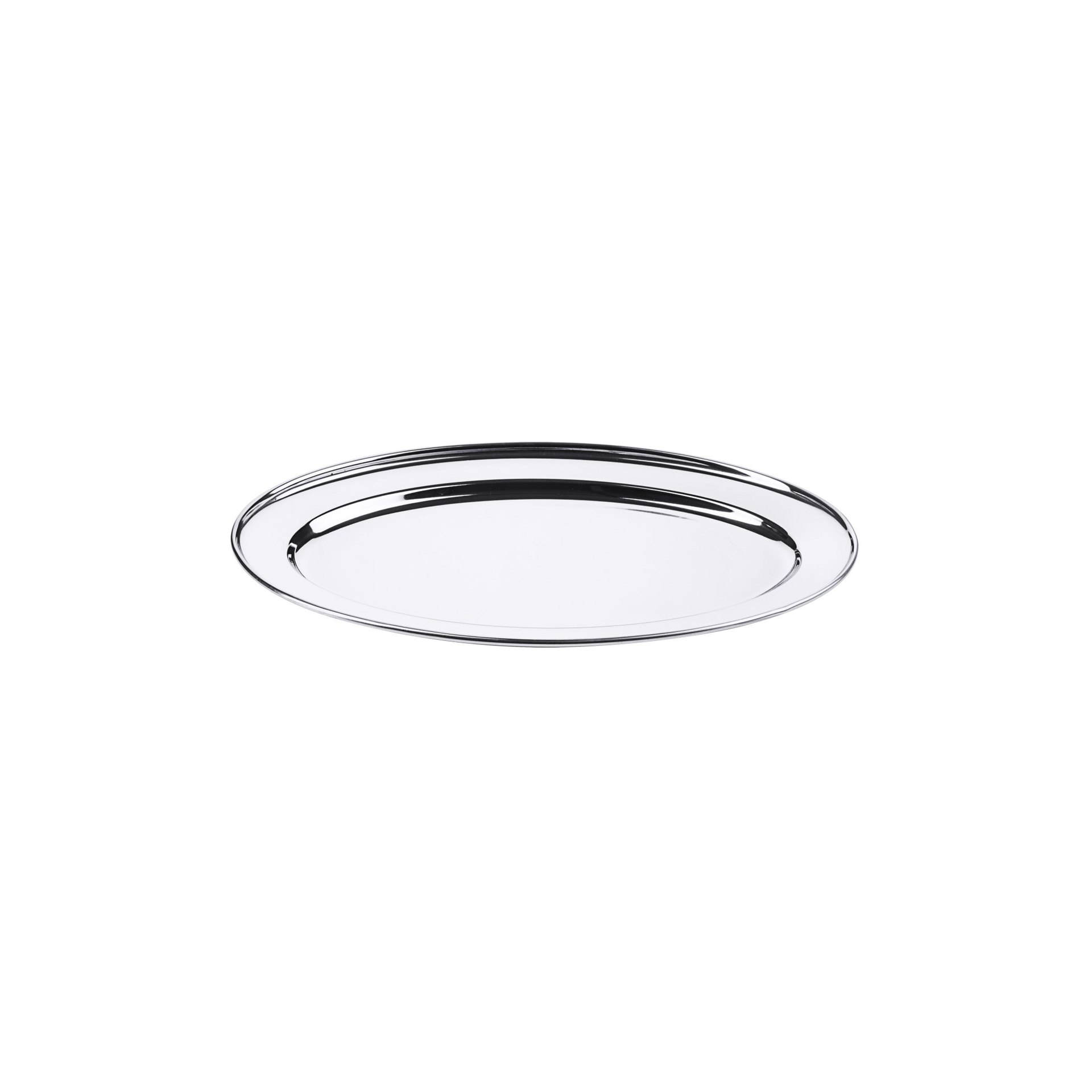 Bratenplatte, oval, flach 35 cm / 22 cm