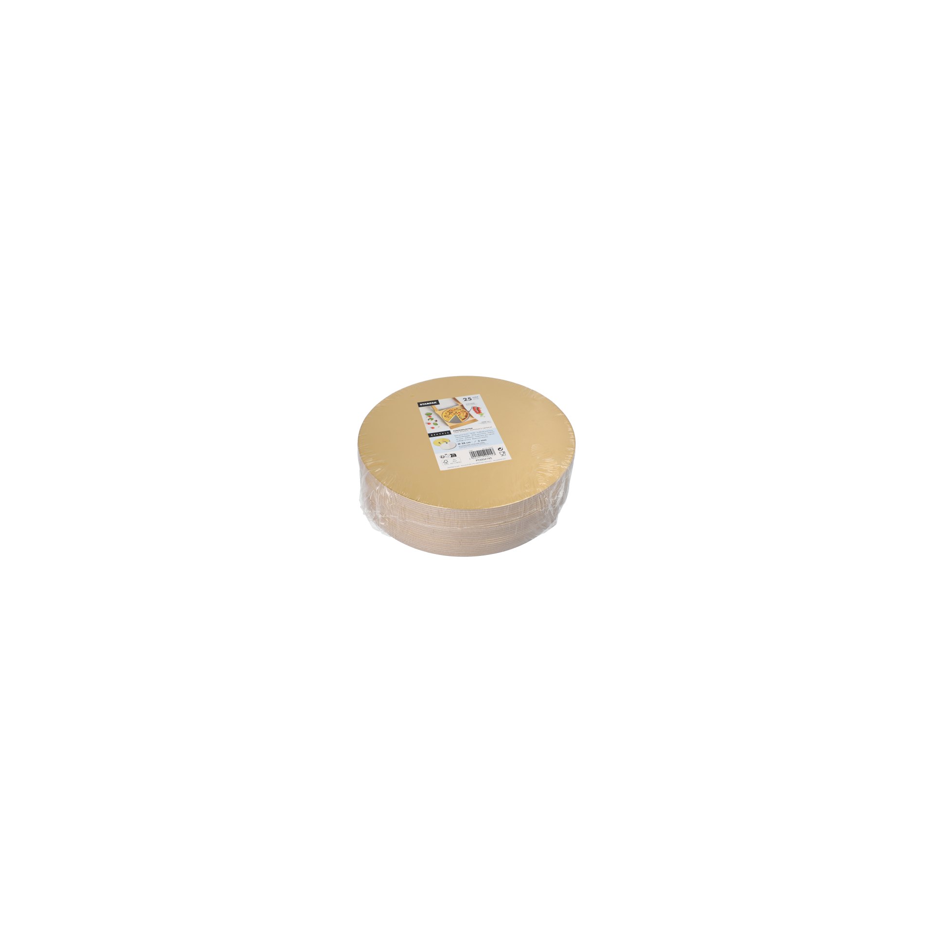 Tortenplatten rund Ø 28 cm · 0,3 cm gold/silber Tortenplatten rund Ø 28 cm · 0,3 cm gold/silber