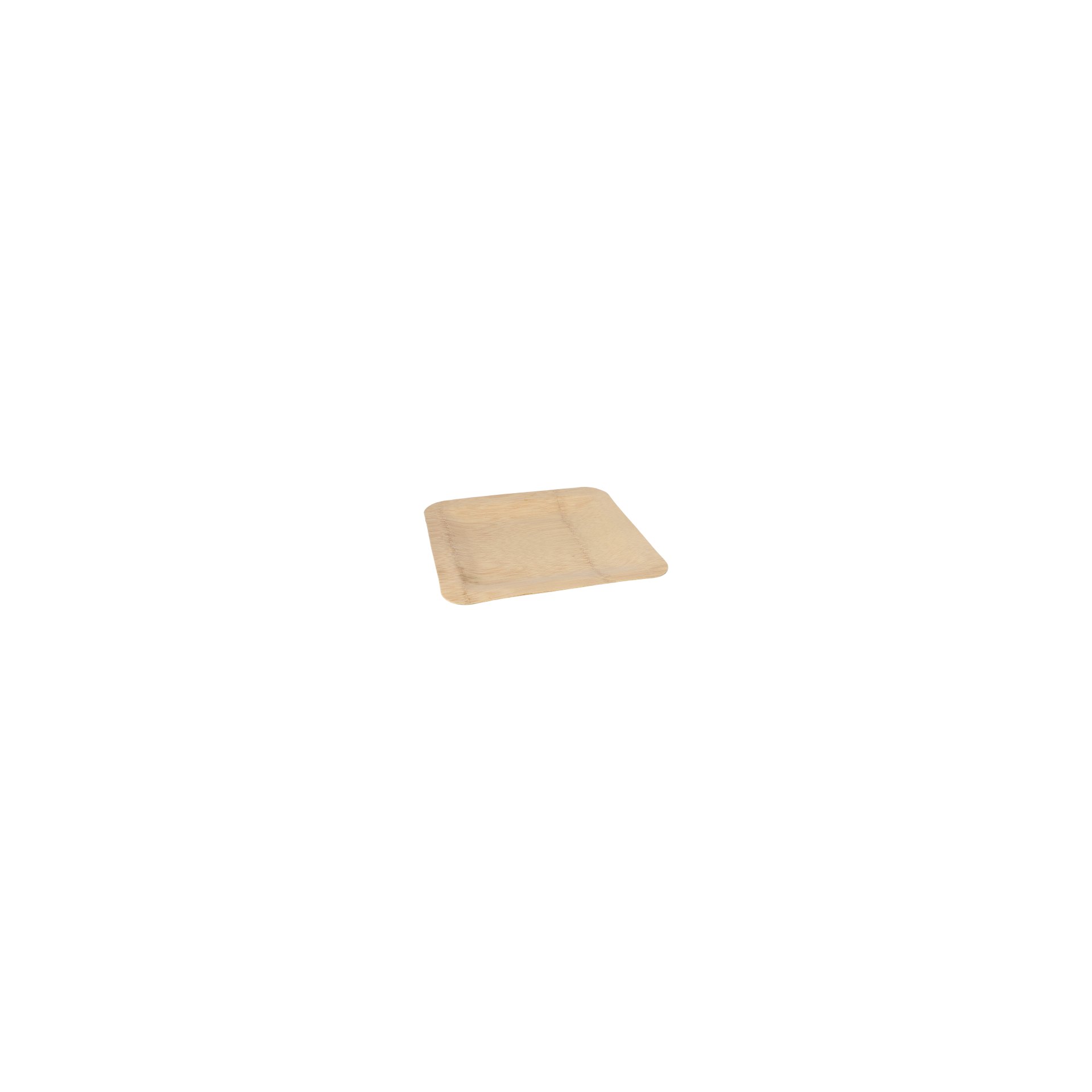 Teller, Bambus "pure" eckig 1,5 cm x 25,5 cm x 25,5 cm