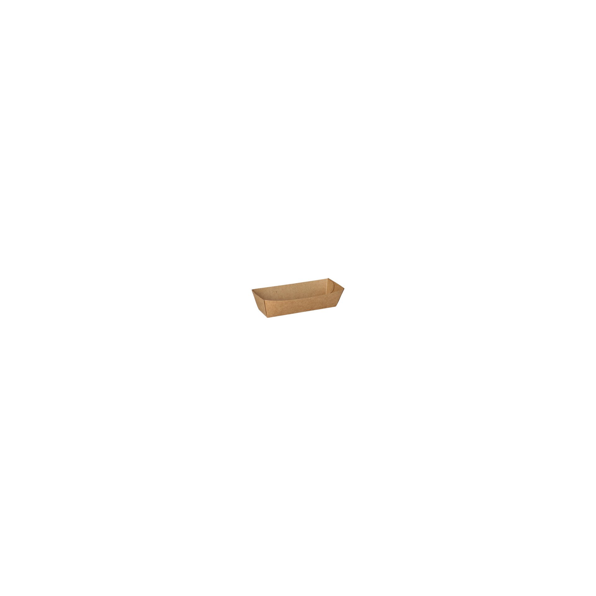Snacktrays, Pappe "pure" 3 cm x 3,3 cm x 10,5 cm braun Snacktrays, Pappe "pure" 3 cm x 3,3 cm x 10,5 cm braun