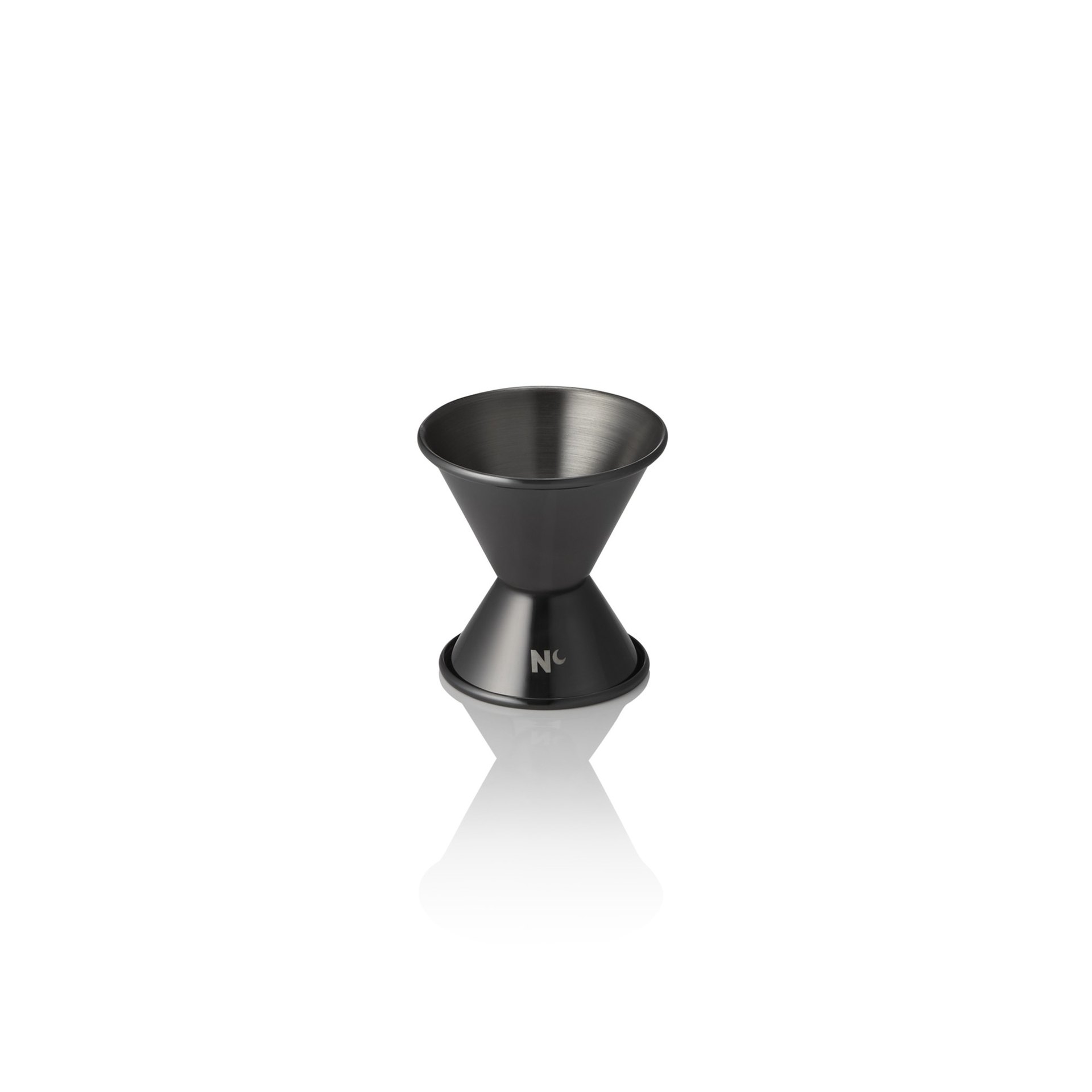 Jigger NOCTURN, 2/4 cl, Ø 4,5 cm, Höhe 6 cm, gun metal