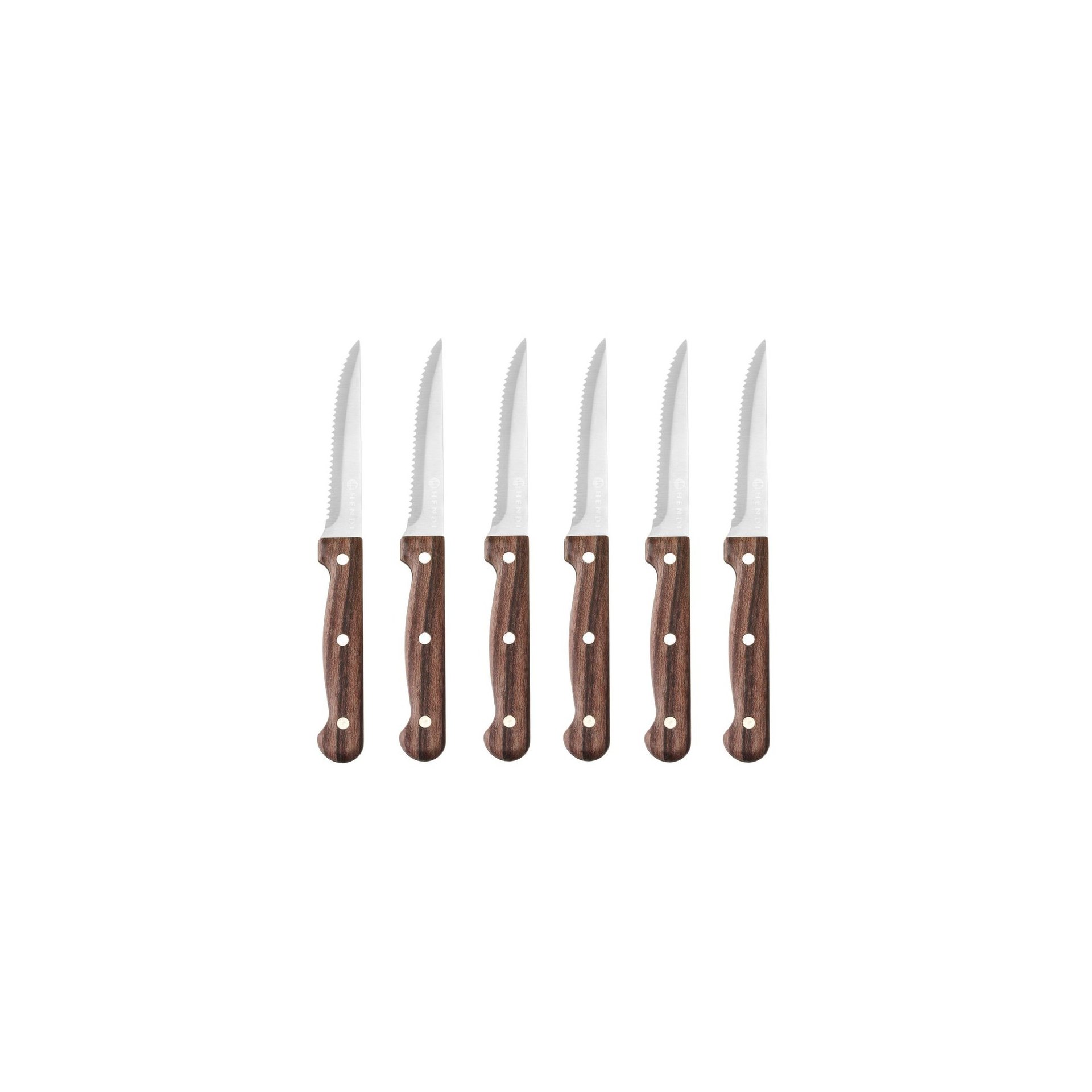 Steakmesser – 6 Stück, Profi Line, Braun, 6 Stk., (L)210mm Steakmesser – 6 Stück, Profi Line, Braun, 6 Stk., (L)210mm