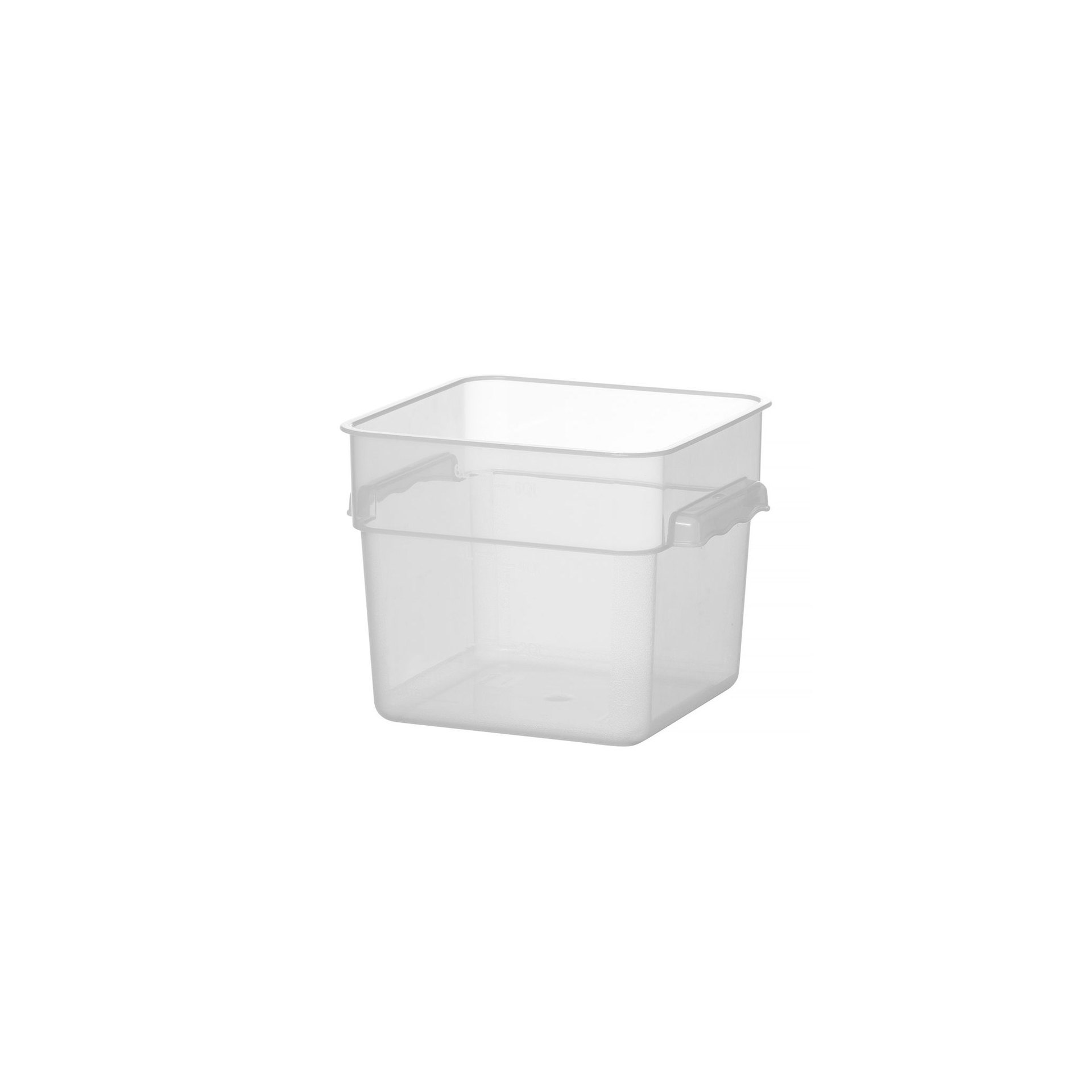 Lebensmittelbehälter mit Skala, 5,7L, 235x235x(H)180mm