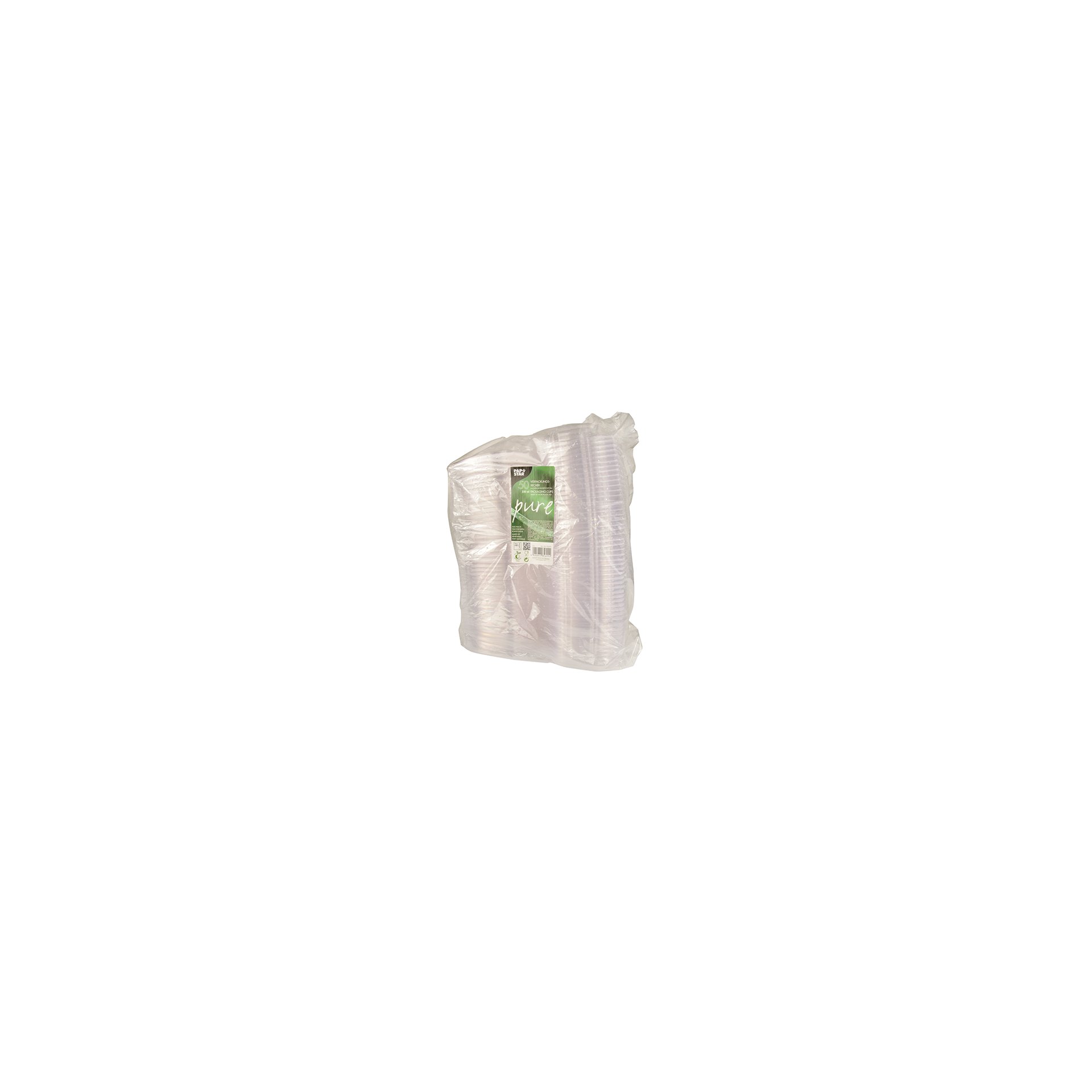 Feinkost- und Salatschalen mit Klappdeckeln, PLA "pure" 250 ml 3,1 cm x 16,1 cm x 13,2 cm