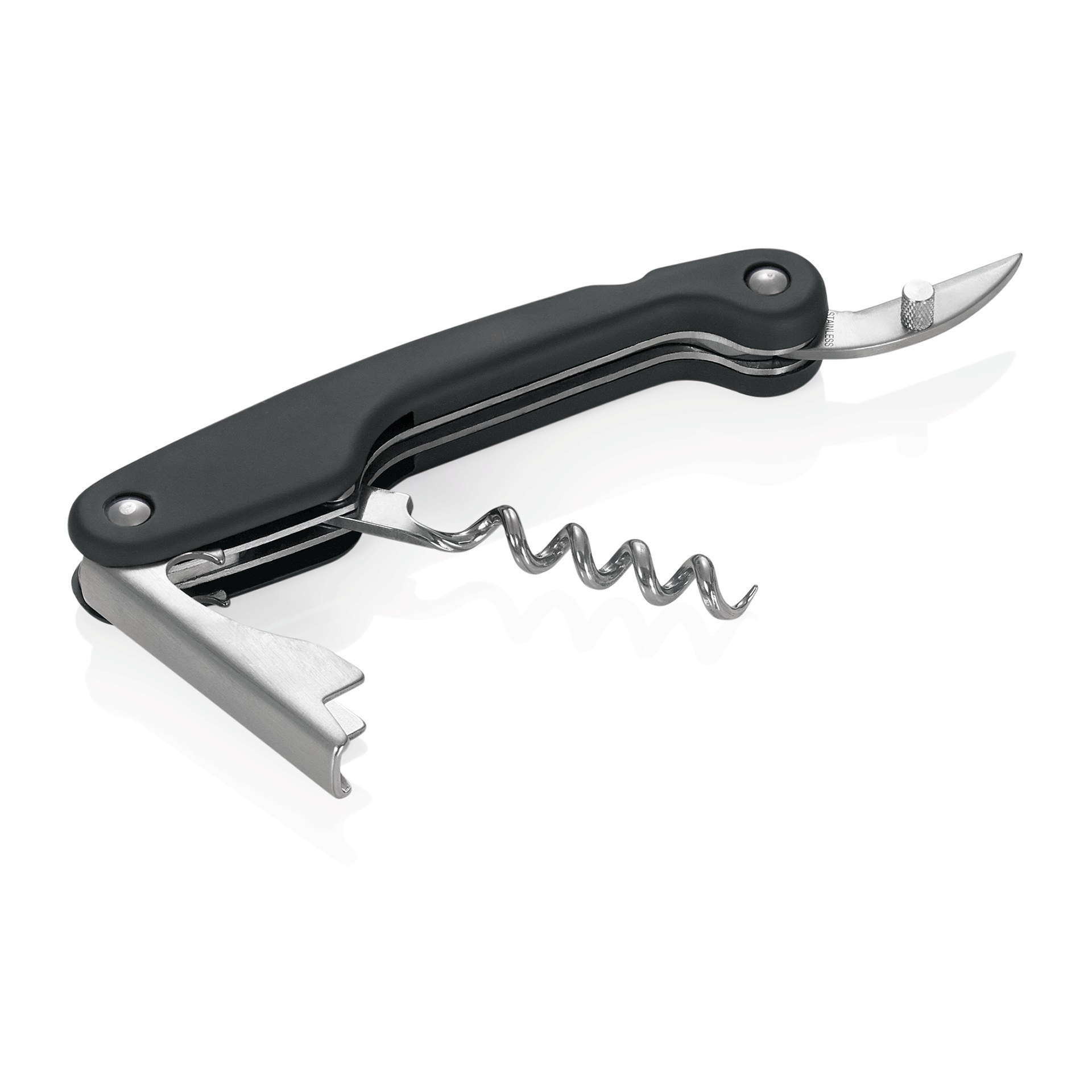 Kellnermesser mit Softgriff, 12 cm, Kunststoff
