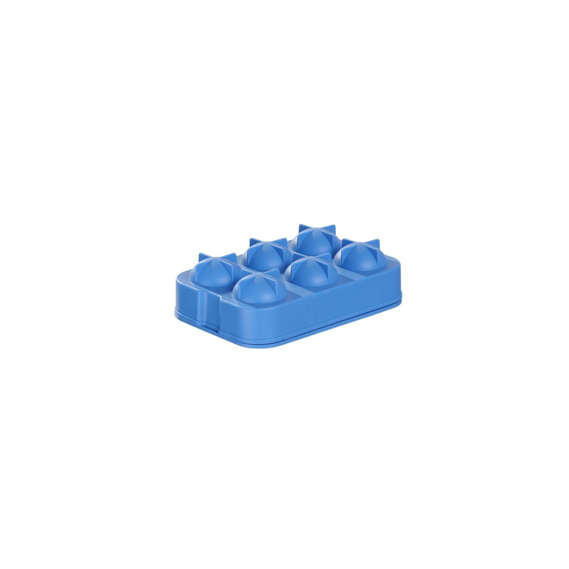 Eiswürfelform, kugelförmig, BarUp, Blau, 180x125x(H)50mm