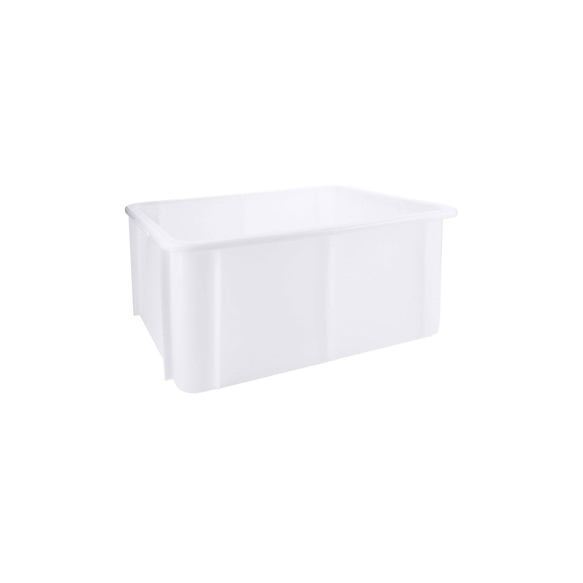 Stapelkasten, weiß 60 l