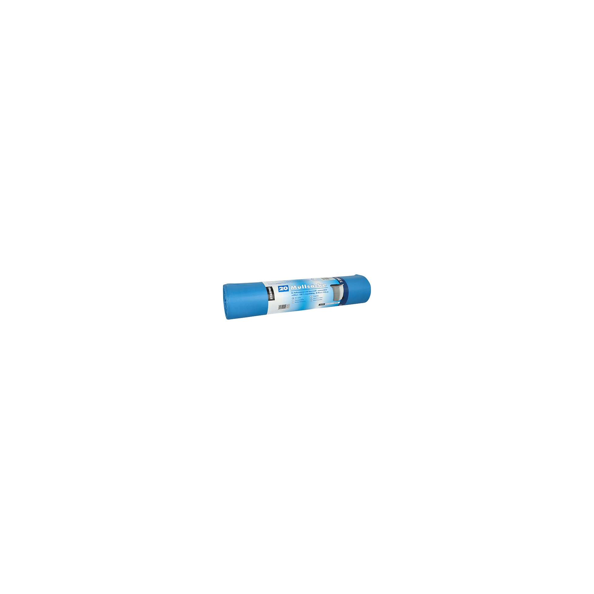 Müllsäcke, LDPE 120 l 110 cm x 70 cm blau 43 my