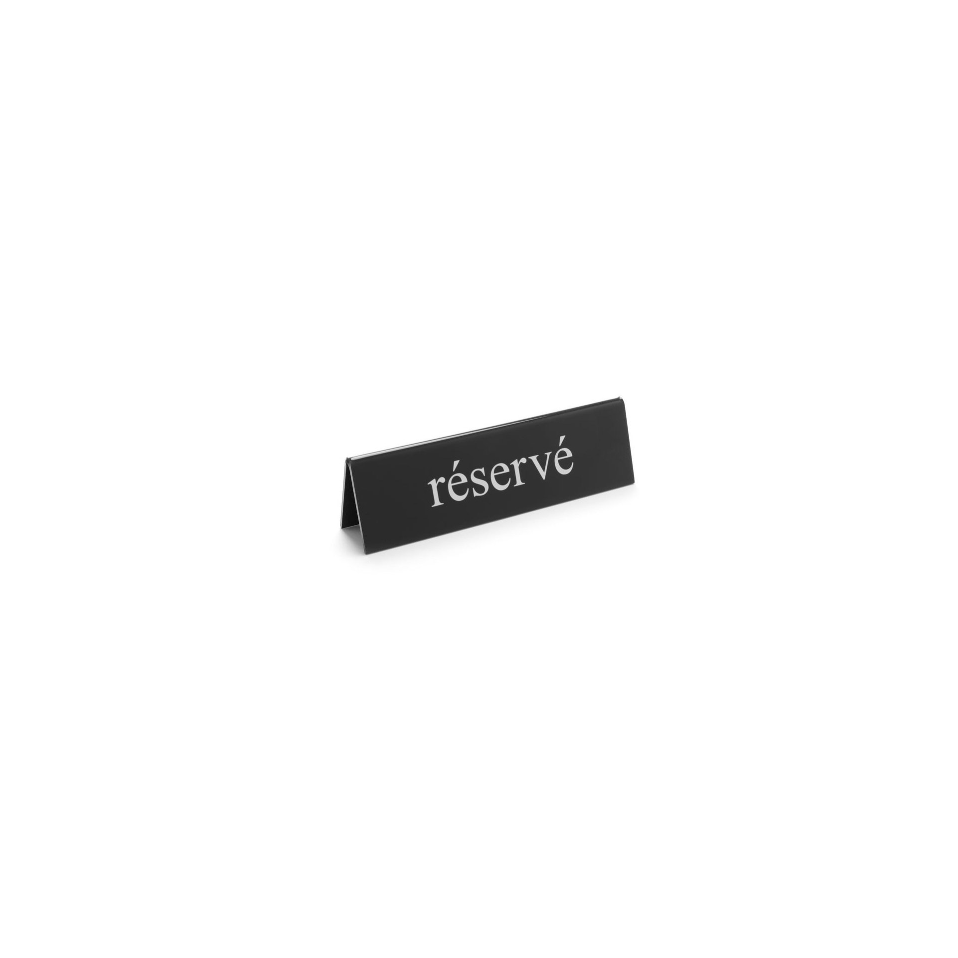 Tischschild Reserviert, réservé, 130x30x(H)38mm