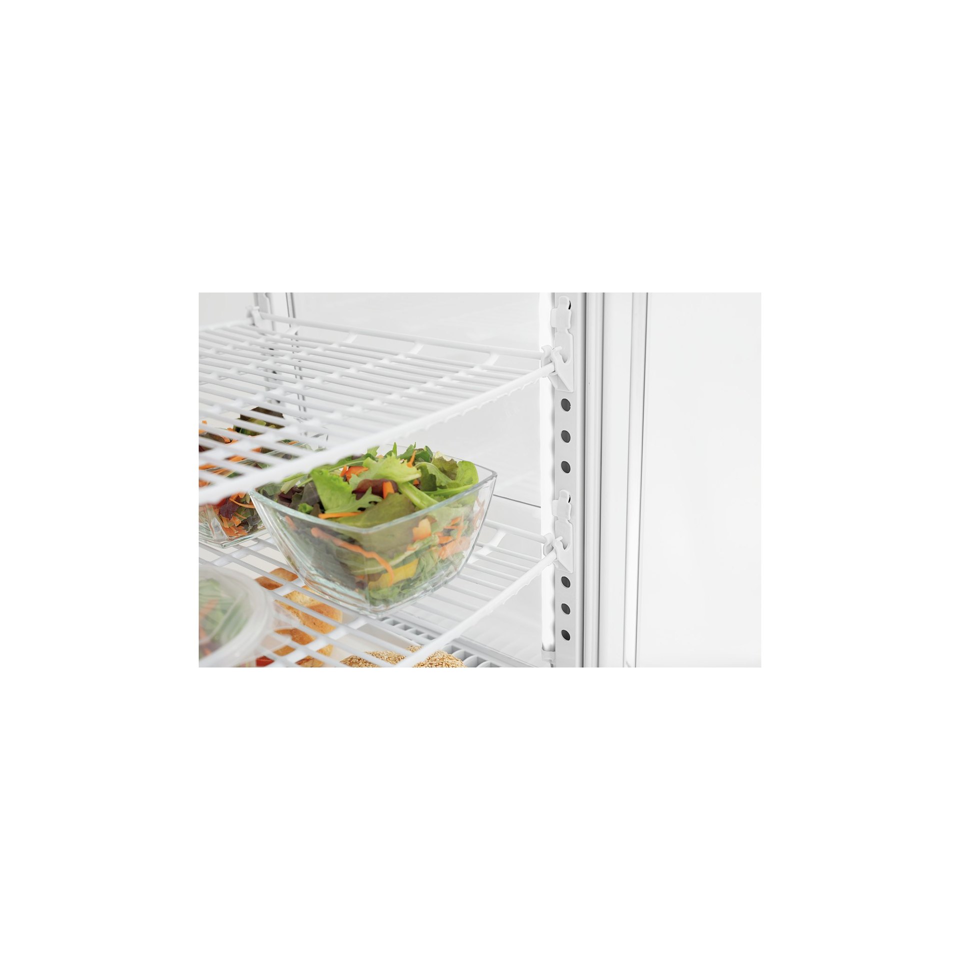 Mini-Kühlvitrine 98L2T weiß