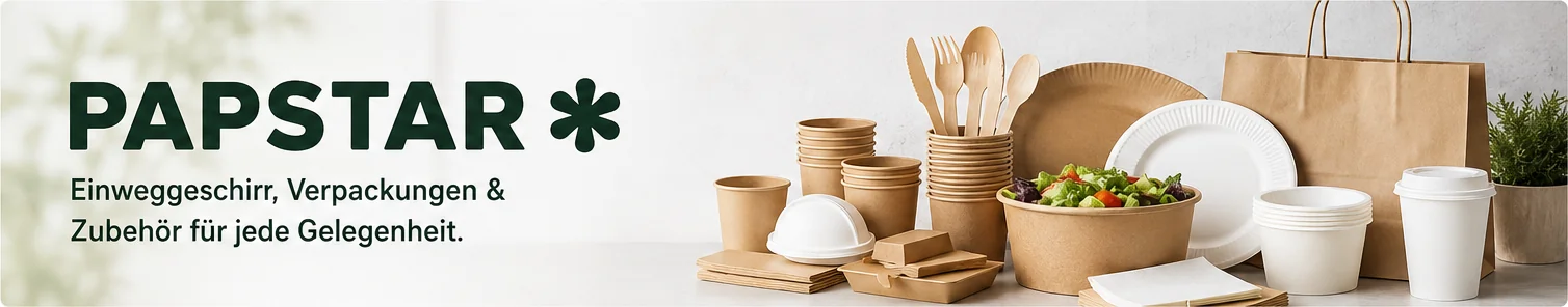 PAPSTAR Verpackung und Verbrauch entdecken PAPSTAR Verpackung und Verbrauchsmaterial für Gastronomie, Catering und Events