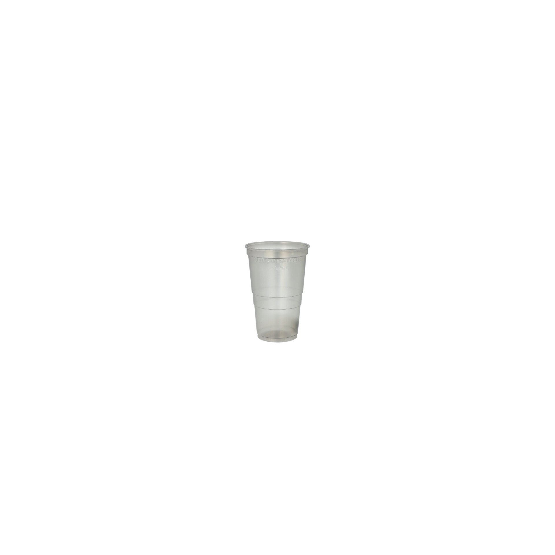 Mehrweg-Trinkbecher PP 0,25 l Ø 7,8 cm · 10,4 cm grau