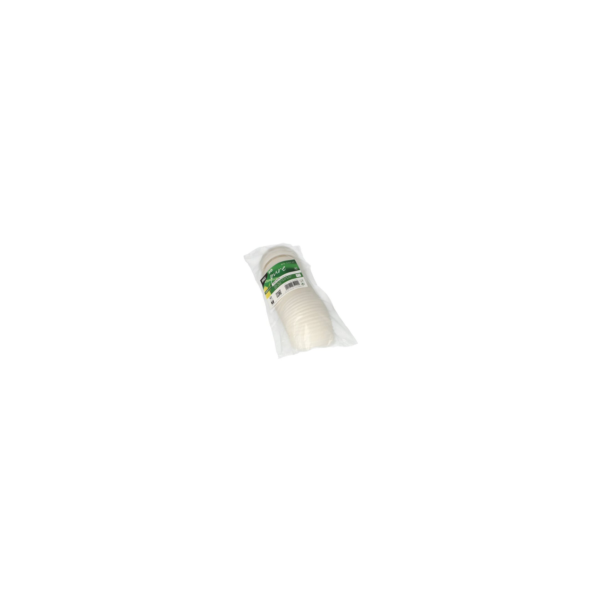 Dom-Deckel, C-PLA rund Ø 8 cm · 2,1 cm weiss Dom-Deckel, C-PLA rund Ø 8 cm · 2,1 cm weiss