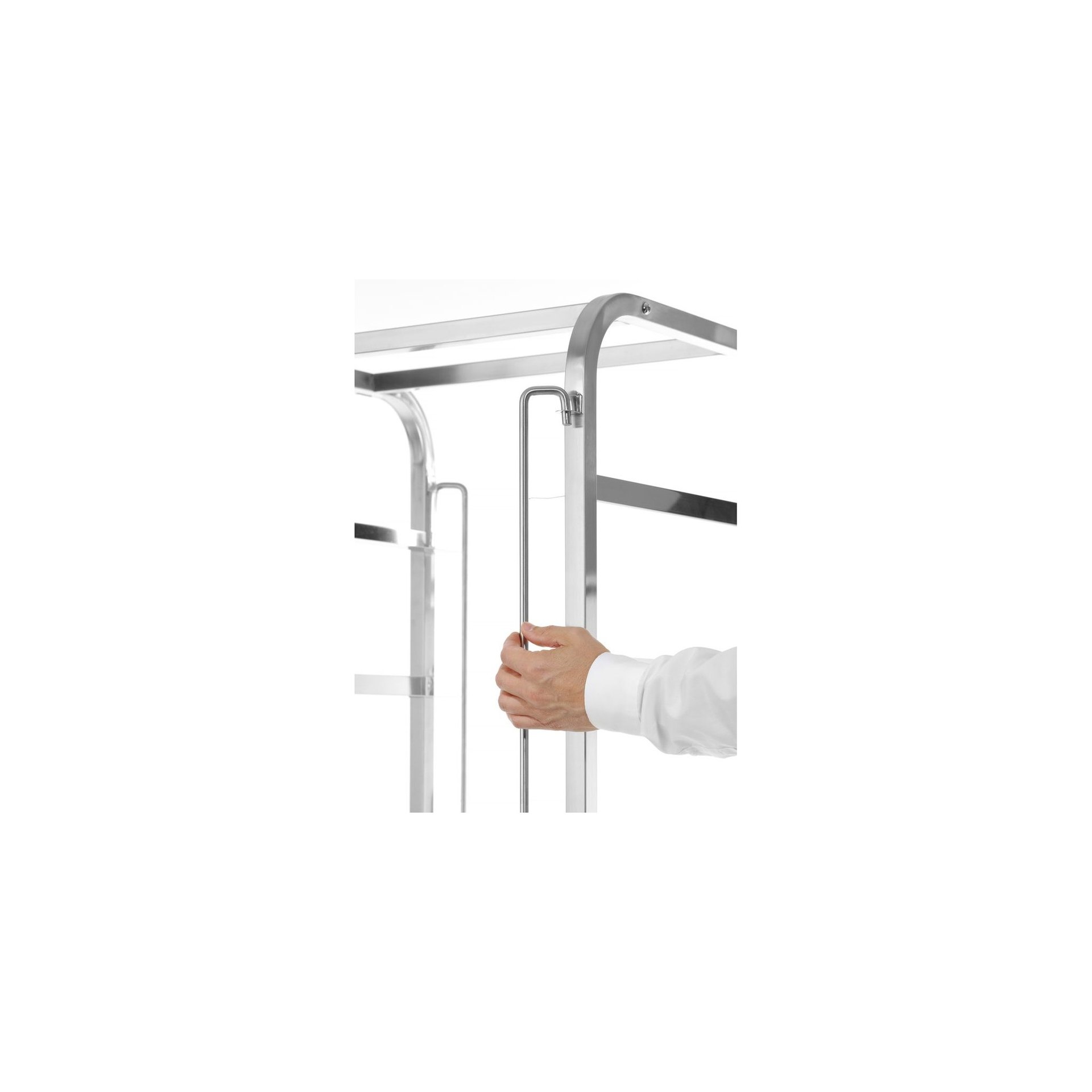 Transportwagen für Spülmaschinenkörbe - 7 Körbe à 500x500 mm, 615x560x(H)1710mm