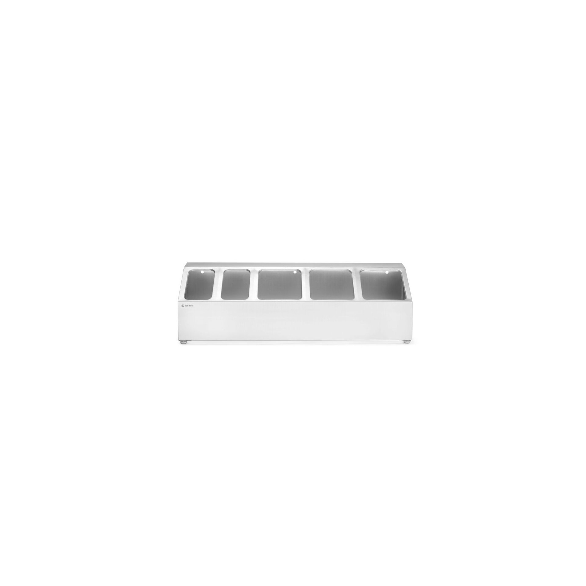 Halterung für Gastronorm-Behälter, 5 Fächer, 745x245x(H)215mm Halterung für Gastronorm-Behälter, 5 Fächer, 745x245x(H)215mm