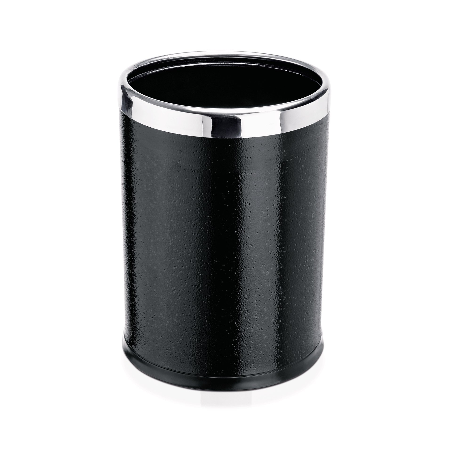 Papierkorb Ø 22 cm, Höhe 31,5 cm, schwarz