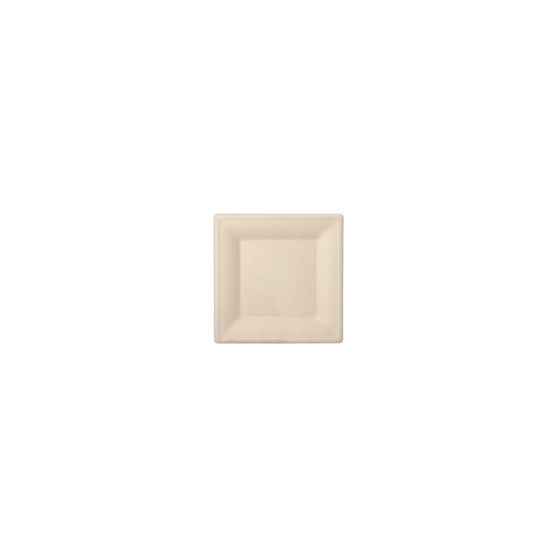 Teller, Zuckerrohr "pure" eckig 26 cm x 26 cm natur