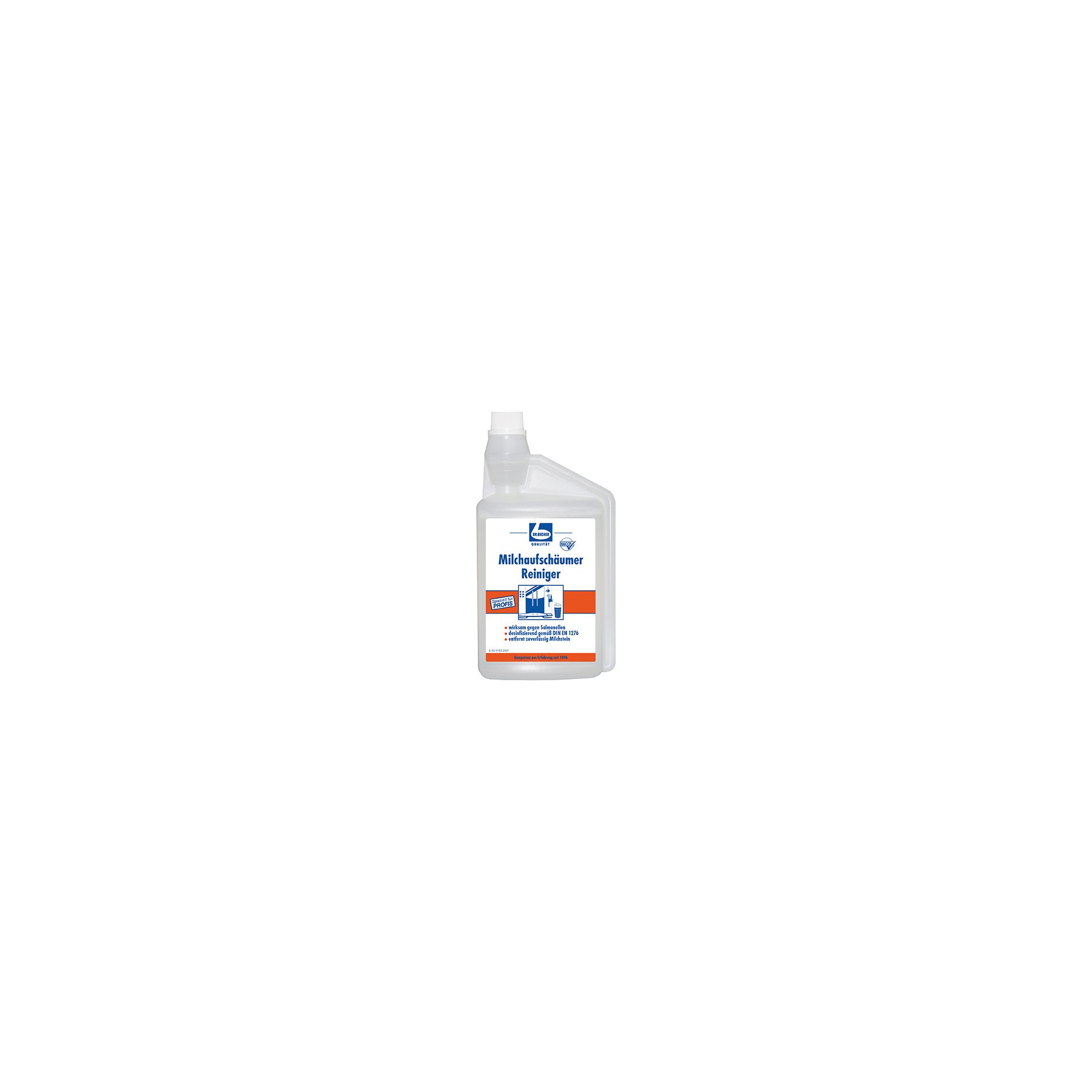 "Dr. Becher" Milchaufschäumer Reiniger 1 l transparent