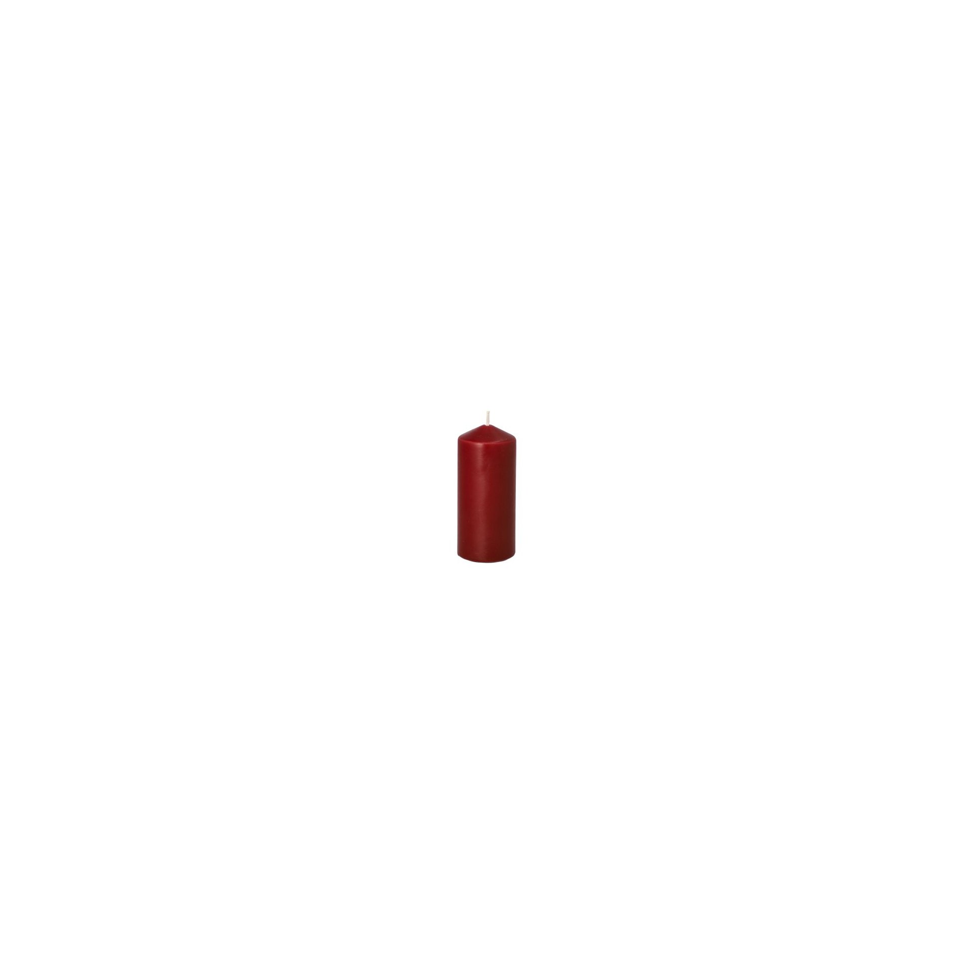 Stumpenkerzen Ø 40 mm · 90 mm bordeaux