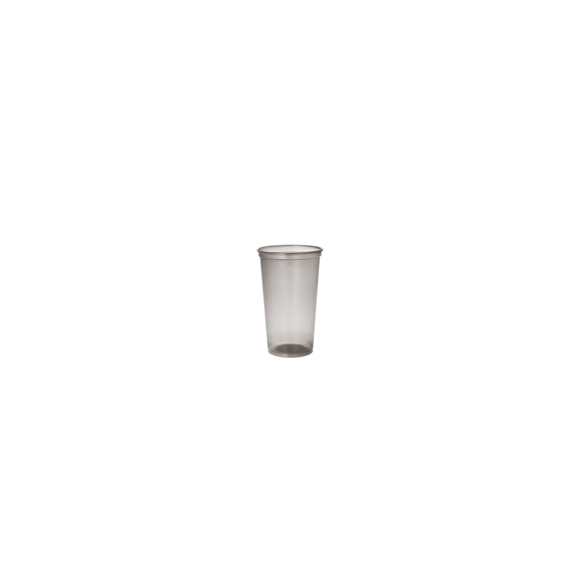 Mehrweg-Trinkbecher PP 0,3 l Ø 7,8 cm · 12,6 cm grau