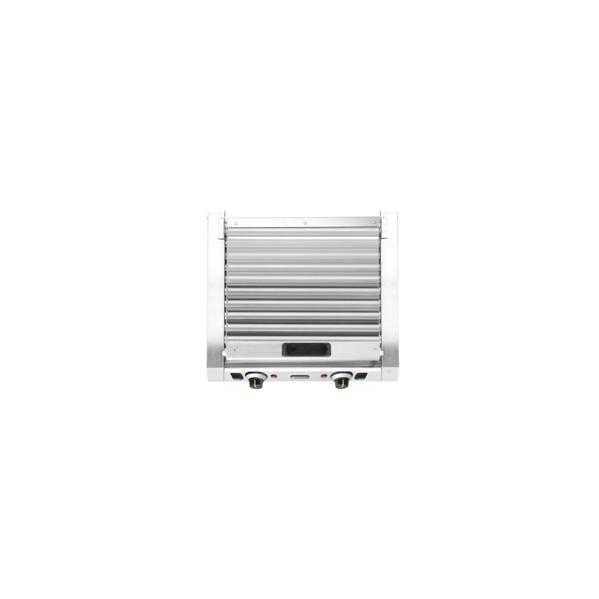 Rollengrill - 2 Zonen mit Energiesparabdeckung, 11 Rollen, 220-240V/980W, 566x527x(H)259mm