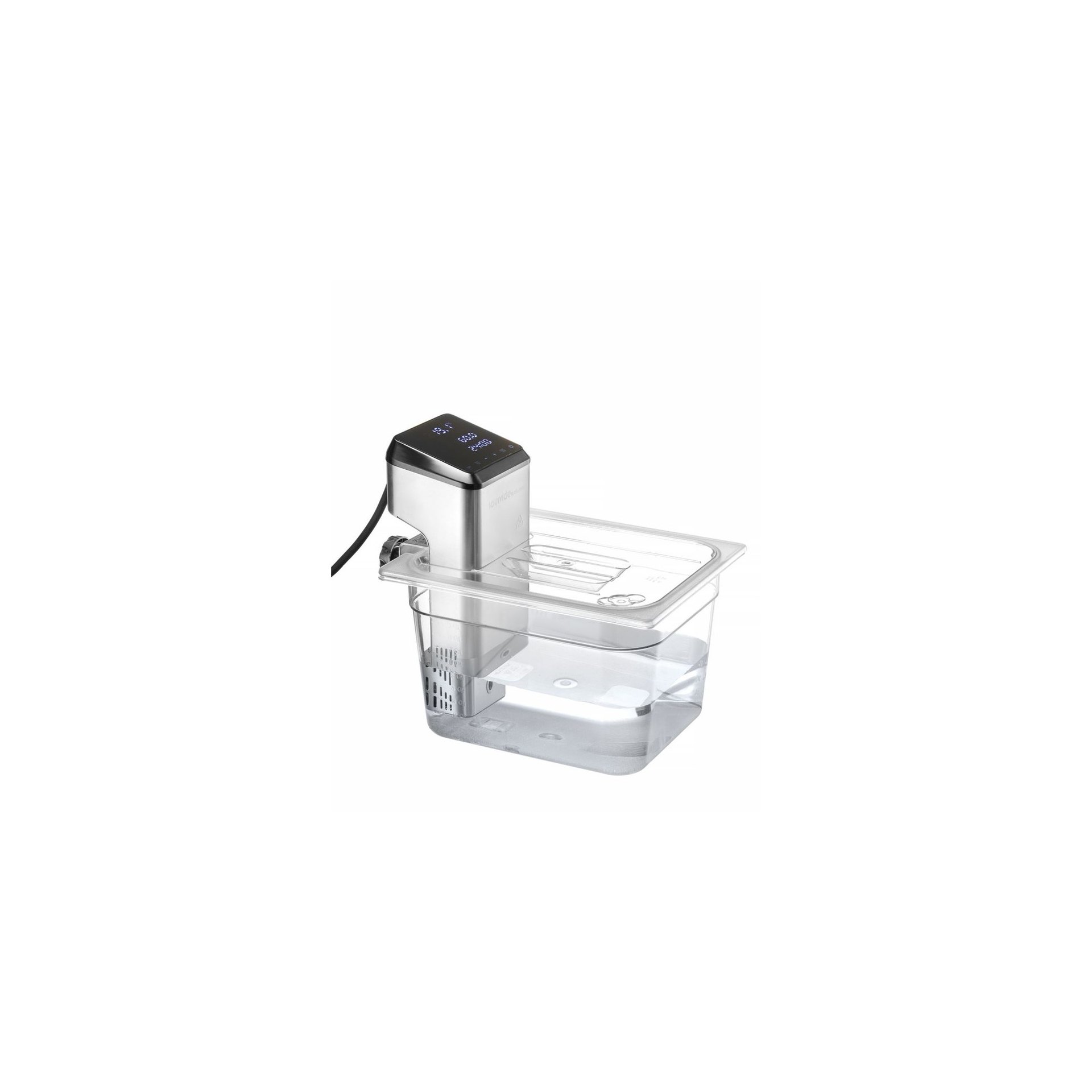 Gastronorm-Deckel mit Sous-Vide-Stab-Aussparung, GN 1/2, Transparent, 265x325mm Gastronorm-Deckel mit Sous-Vide-Stab-Aussparung, GN 1/2, Transparent, 265x325mm