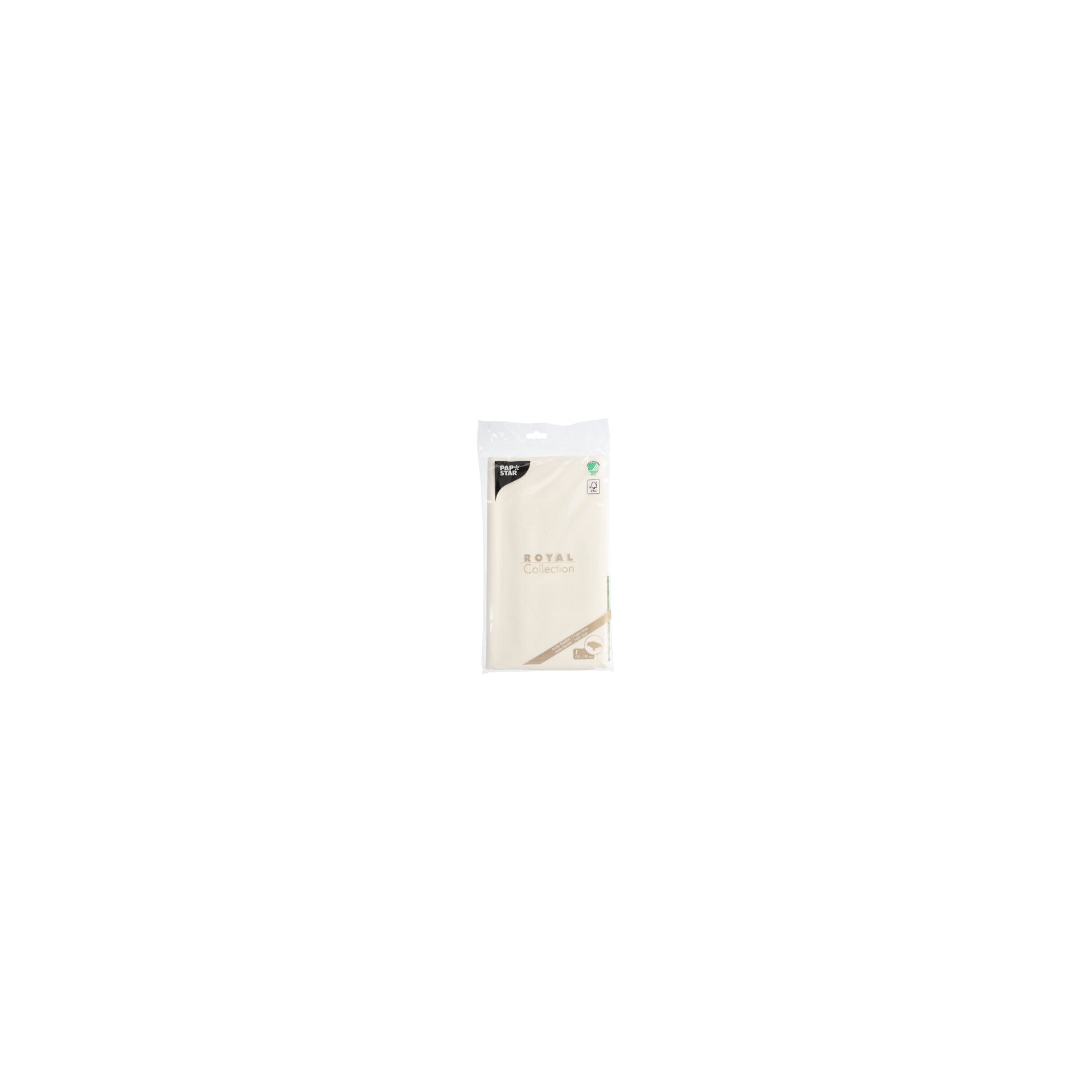 Tischdecke, Tissue "ROYAL Collection" 120 cm x 180 cm champagner