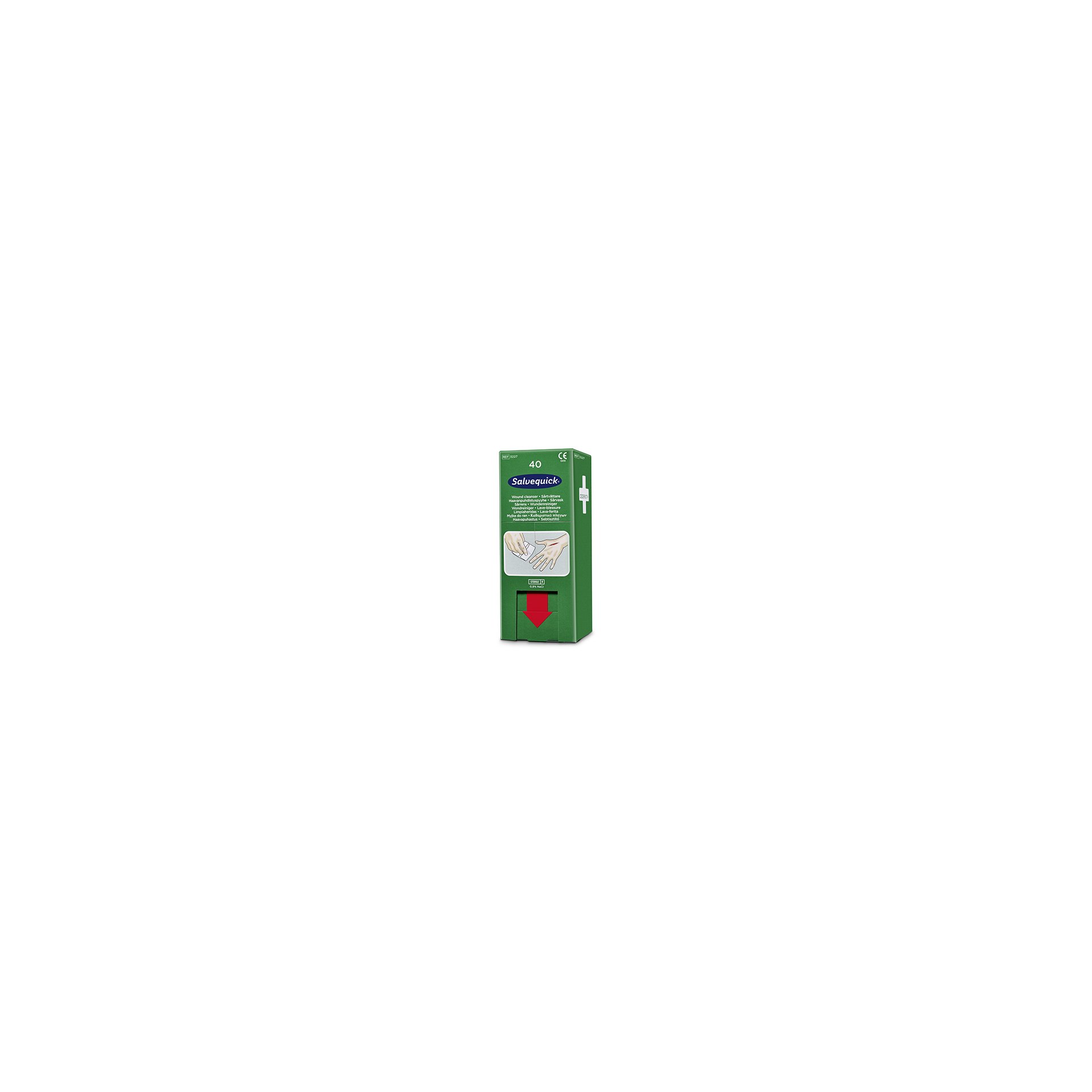 "Cederroth" Wipes Salvequick Wundreiniger refill für Savett-Spender REF 51011006