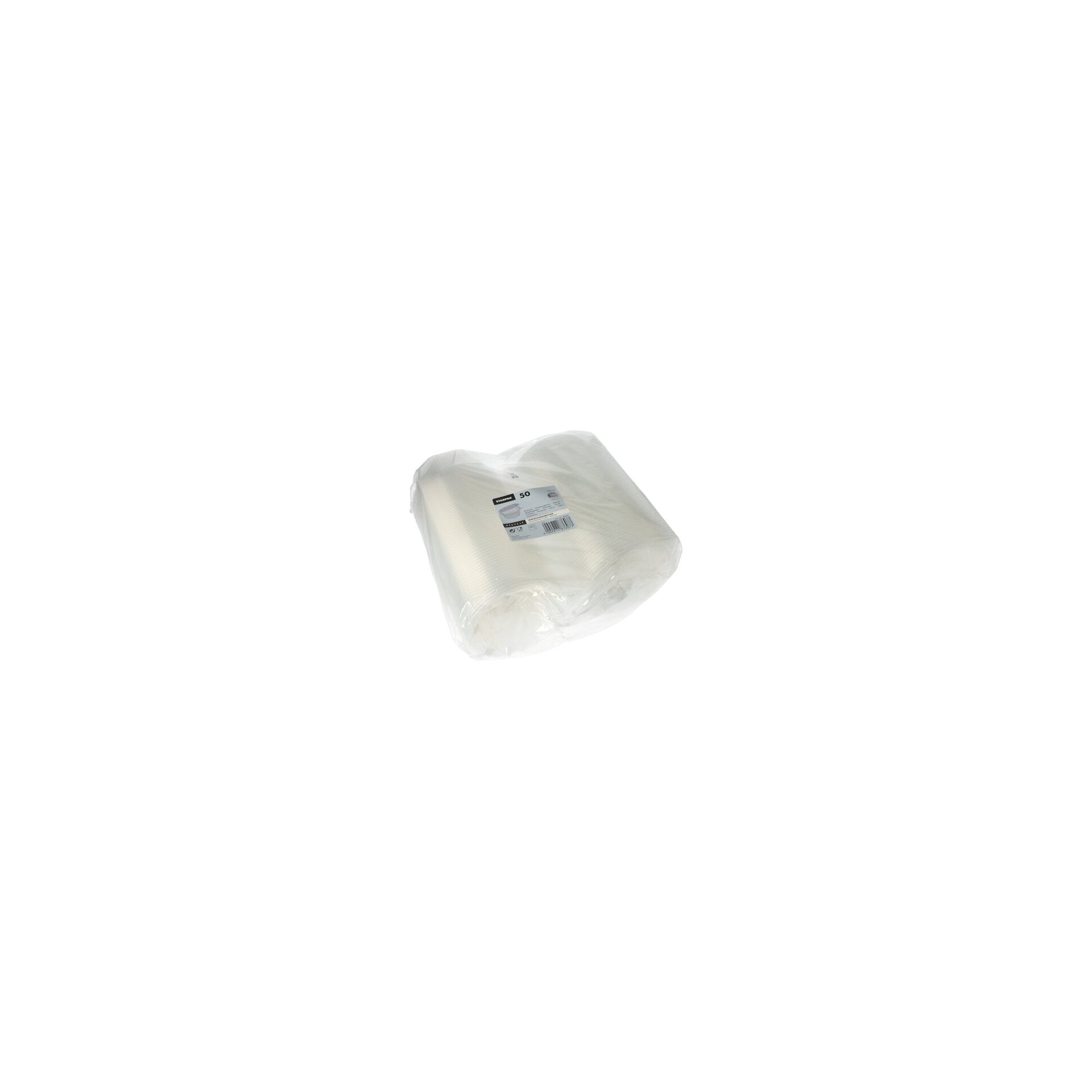 Verpackungsbecher mit Klappdeckeln, PP 8-eckig 500 ml 5,6 cm x 11 cm x 11 cm transparent