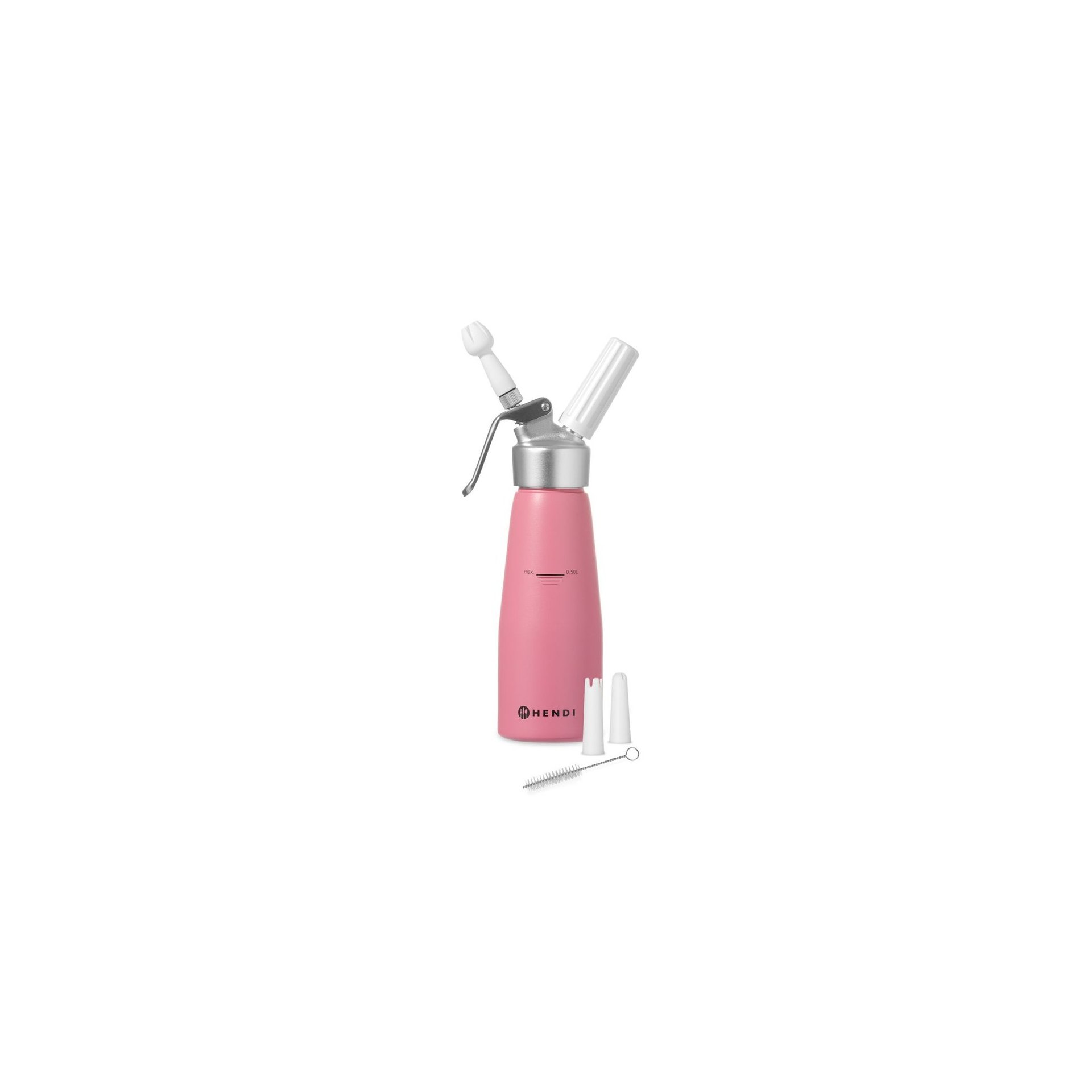 Sahnespender, 0,5L, Pastellrosa, ⌀80x(H)260mm
