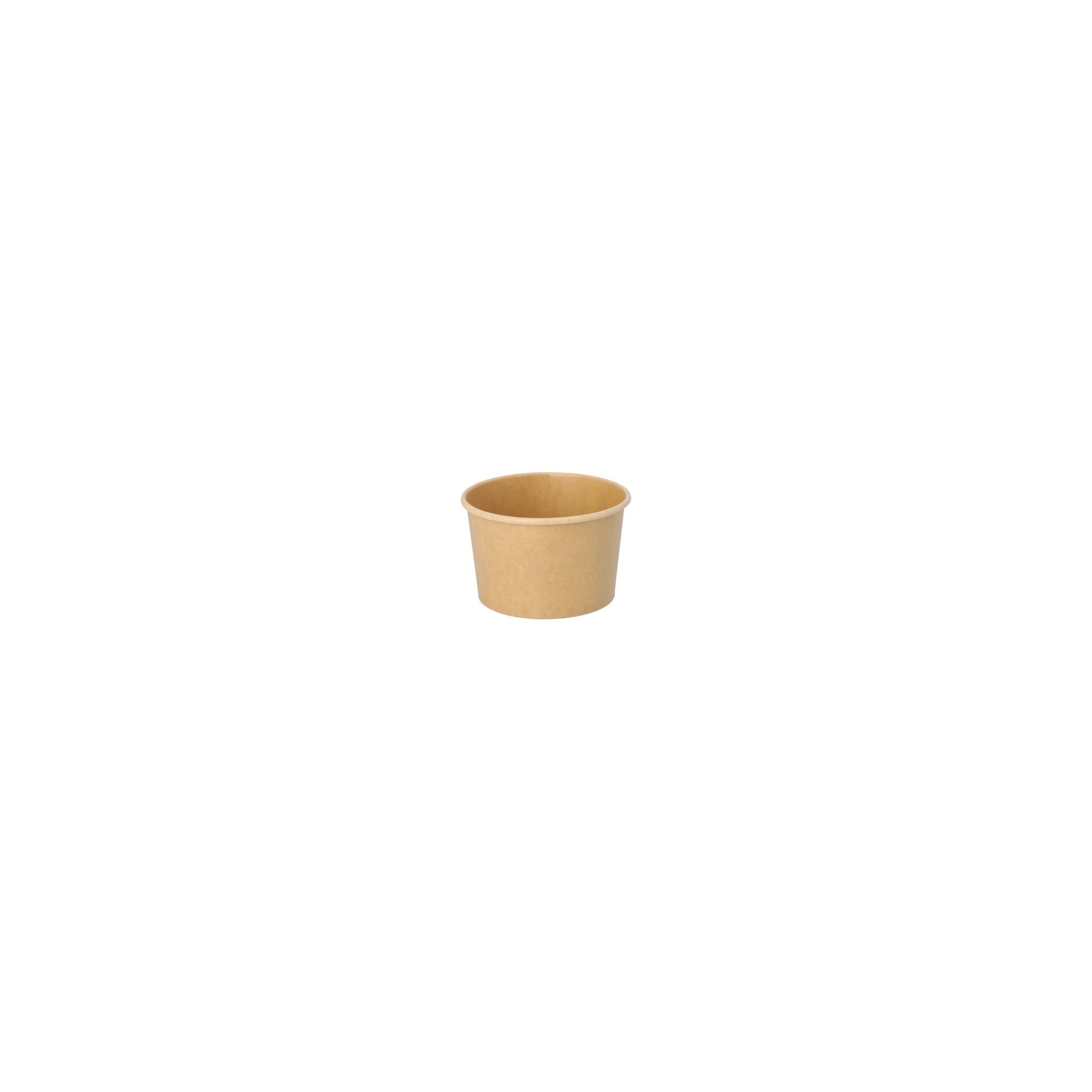 Eisbecher, Pappe rund 275 ml Ø 9,6 cm · 6 cm braun Eisbecher, Pappe rund 275 ml Ø 9,6 cm · 6 cm braun