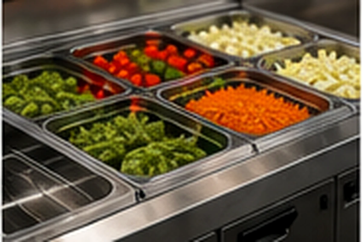Kühlung und Vorbereitung für Imbiss und Take-away