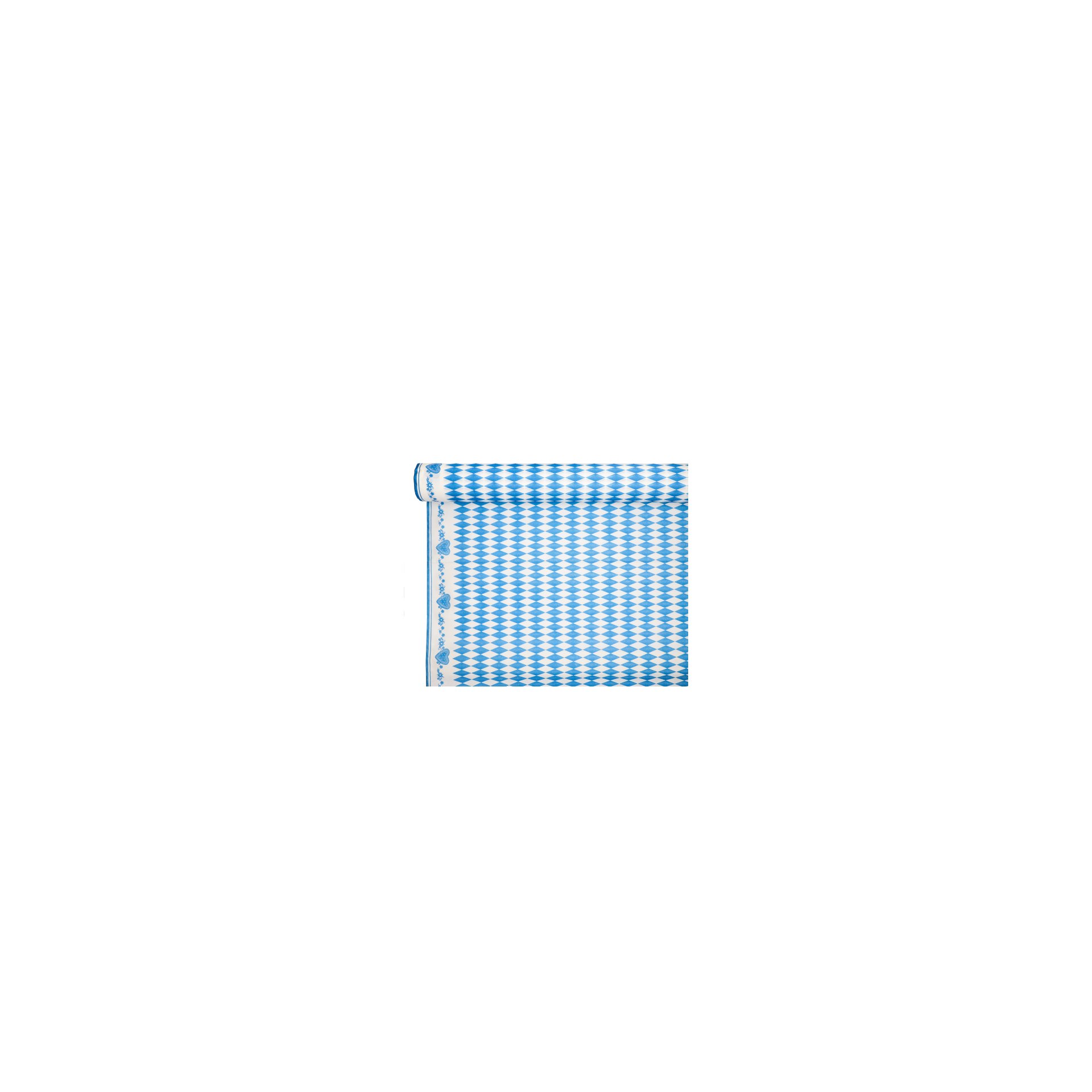 Tischdecke, stoffähnlich, Airlaid 25 m x 1,18 m "Bayrisch Blau" Tischdecke, stoffähnlich, Airlaid 25 m x 1,18 m "Bayrisch Blau"