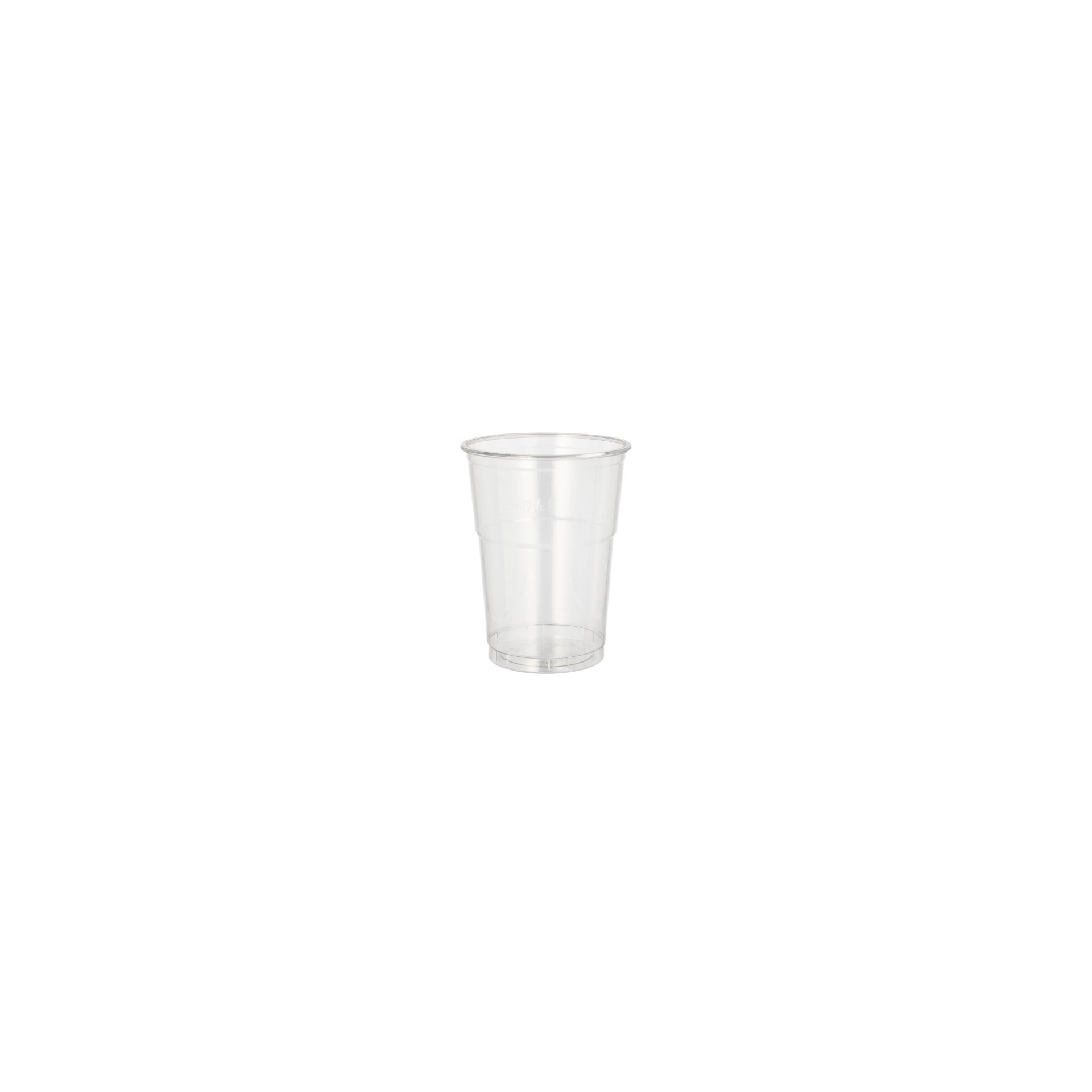 Trinkbecher R-PET 0,4 l Ø 9,5 cm · 12,3 cm glasklar Trinkbecher R-PET 0,4 l Ø 9,5 cm · 12,3 cm glasklar
