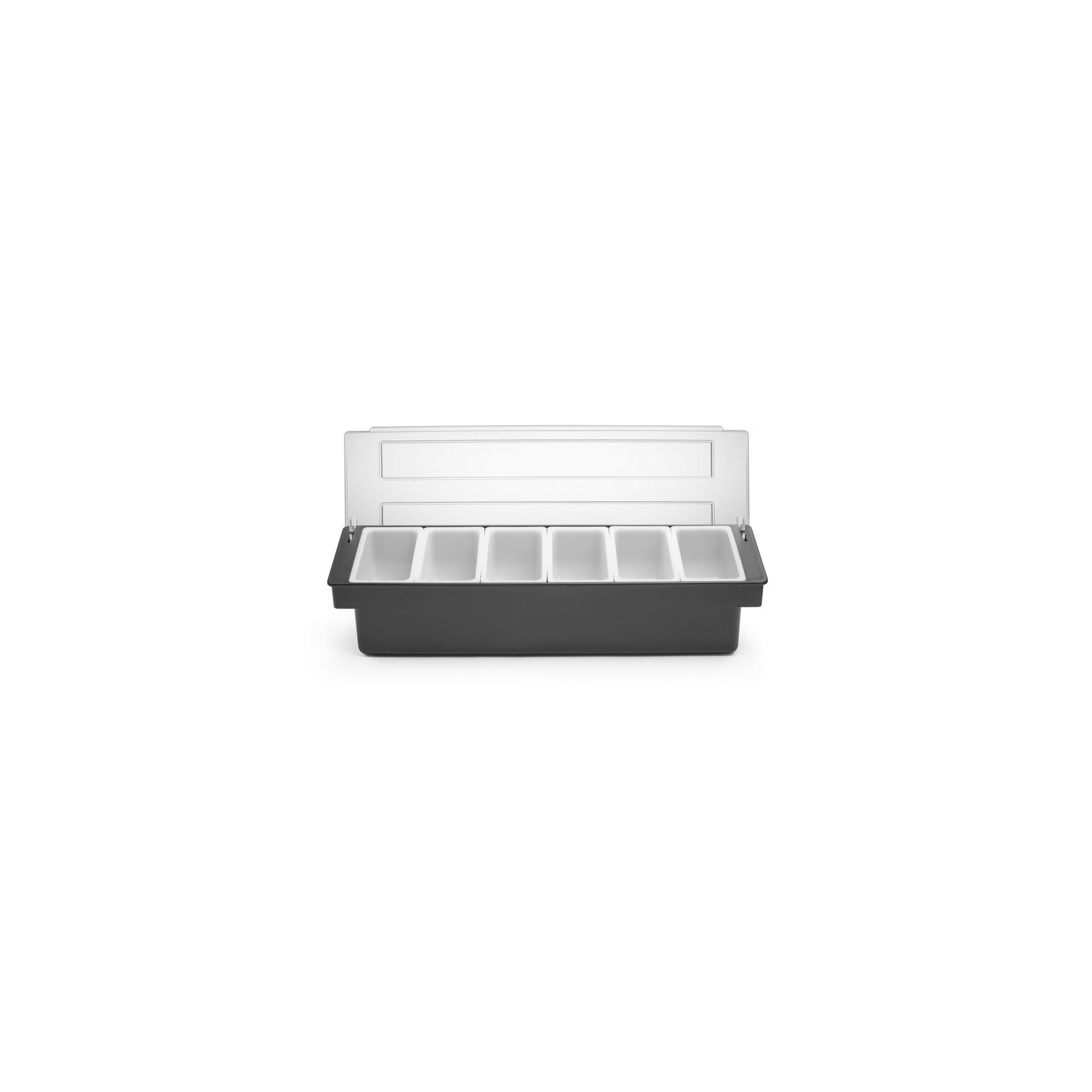 Zutatenbehälter – 6 Fächer, BarUp, 480x150x(H)100mm Zutatenbehälter – 6 Fächer, BarUp, 480x150x(H)100mm