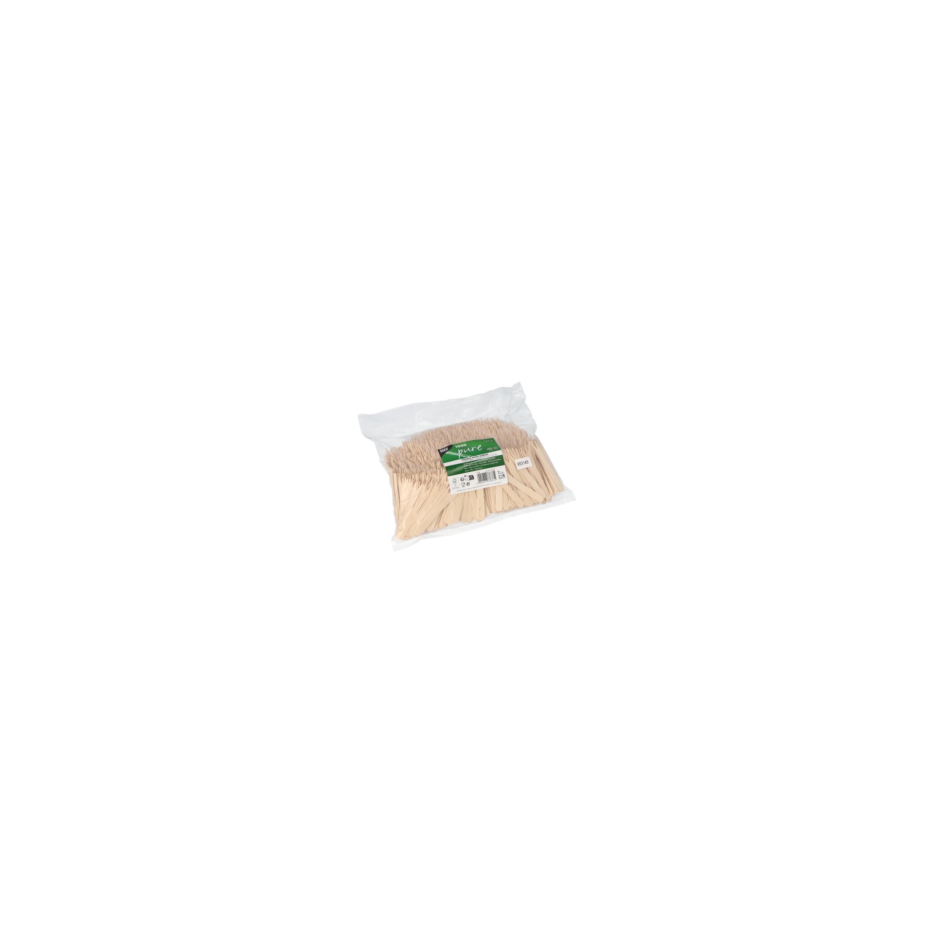 Pommes-Frites-Gabeln, Holz "pure" 8,5 cm Pommes-Frites-Gabeln, Holz "pure" 8,5 cm