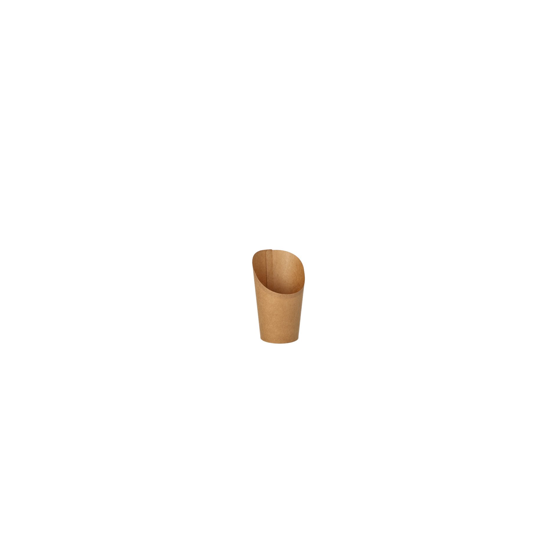 Wrap Cups, Pappe 230 ml 11,7 cm x 7 cm x 6,5 cm braun