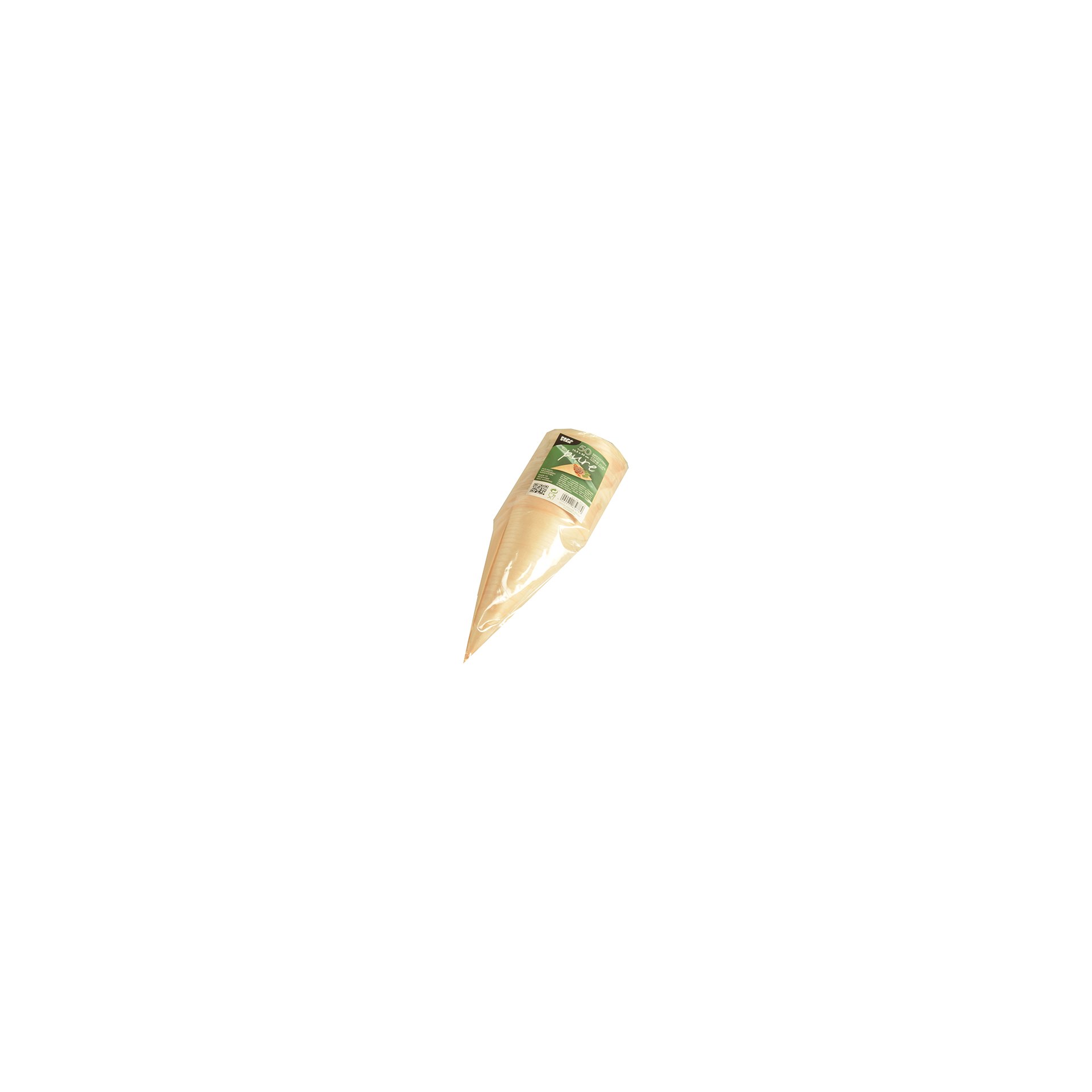 Fingerfood - Spitztüten, Holz "pure" Ø 12,5 cm · 24 cm
