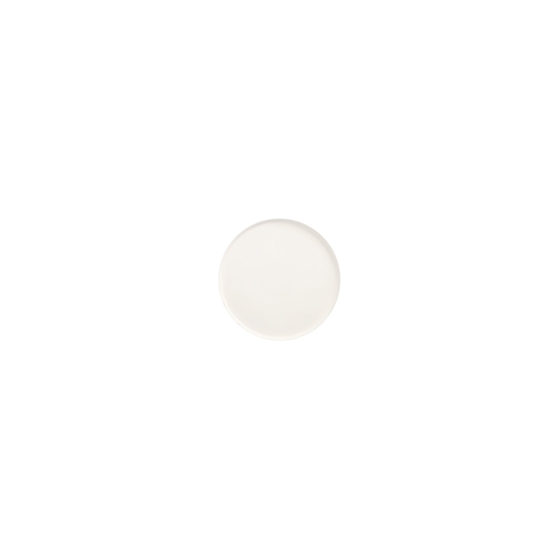 Teller Zuckerrohr "pure" rund Ø 22 cm · 1 cm weiss "Cella"