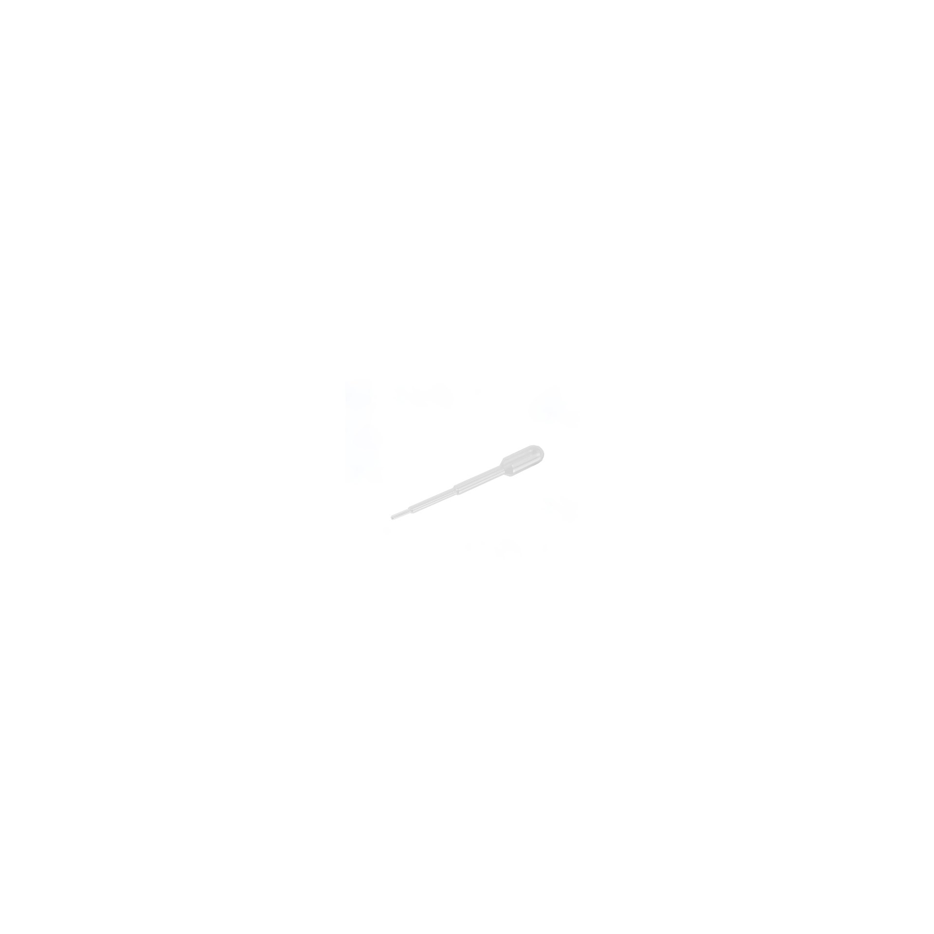Pipetten, PE 0,5 ml 8,8 cm transparent
