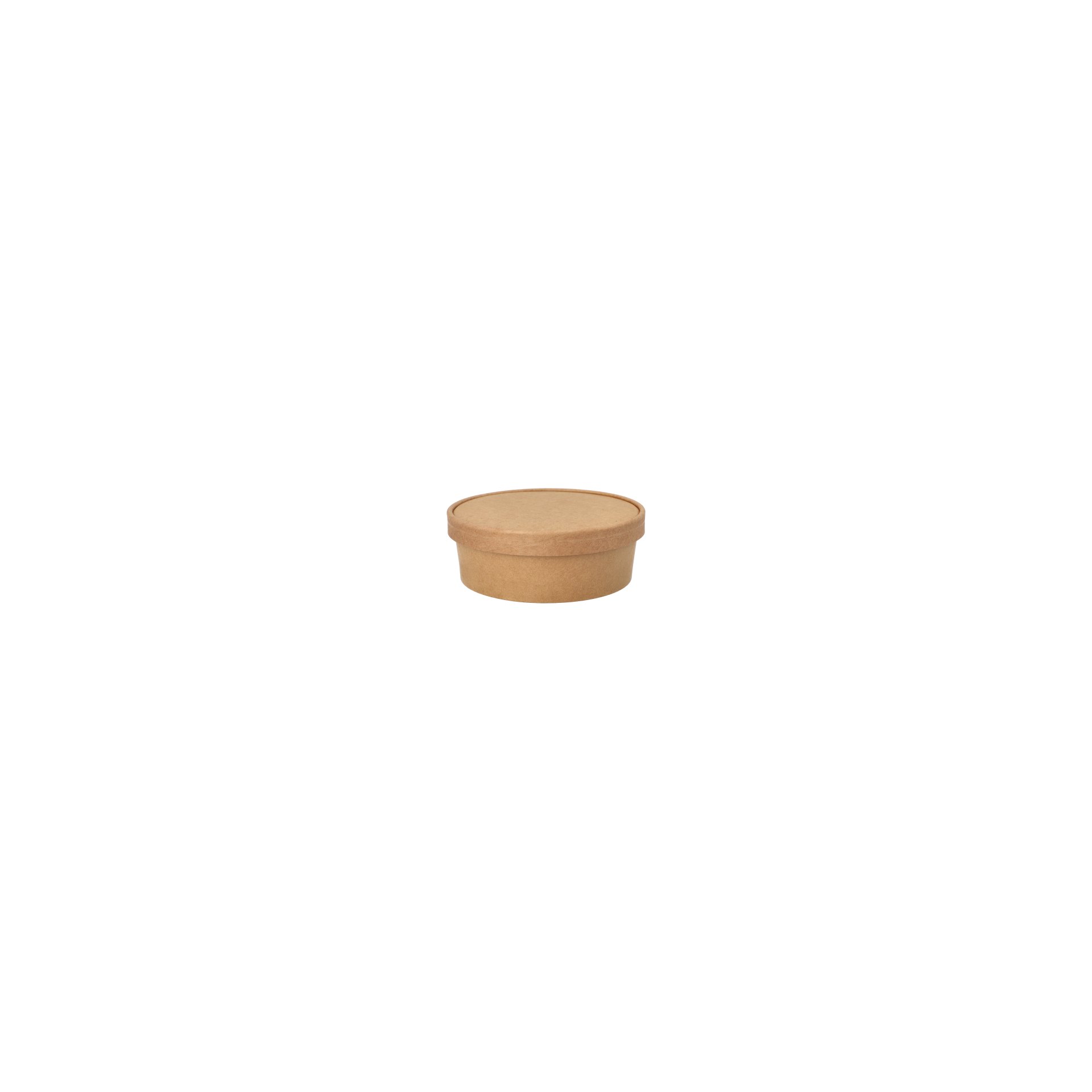 Salatschalen, Pappe rund 500 ml Ø 15 cm · 4,6 cm braun