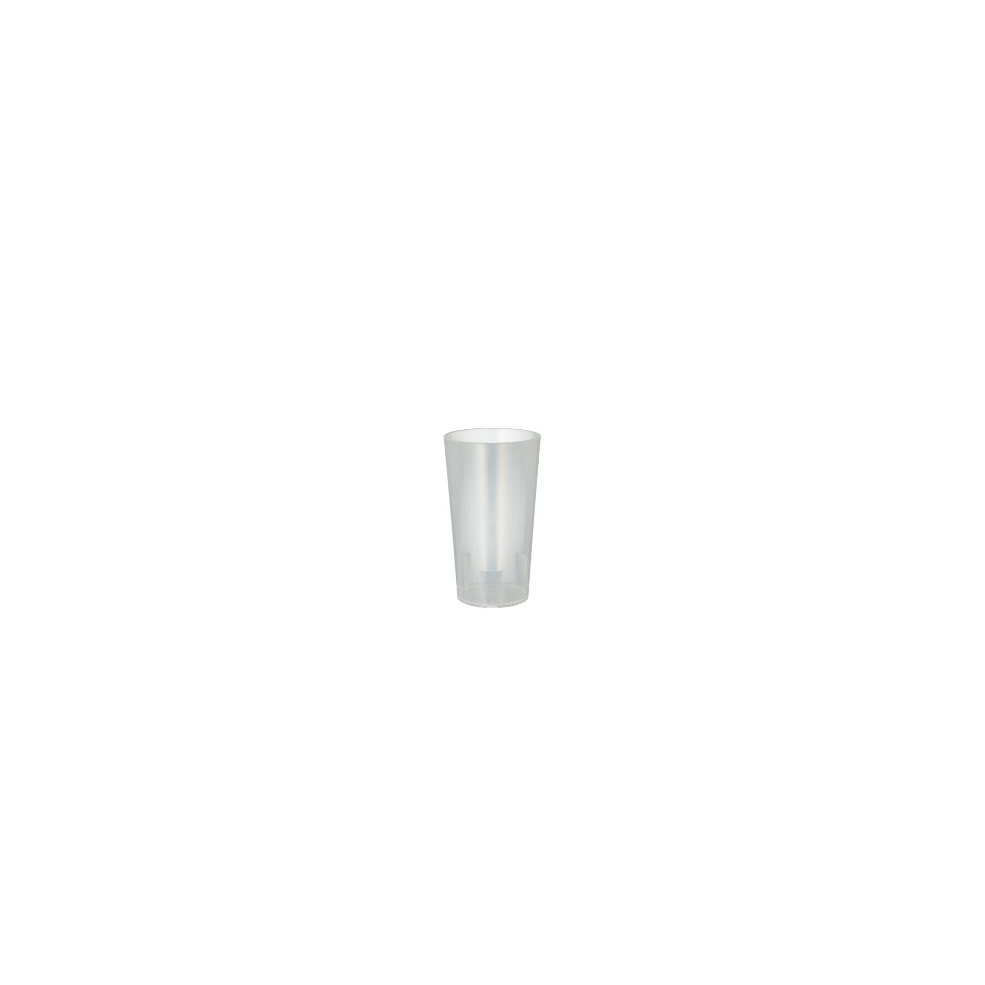 Mehrweg-Trinkbecher 0,2 l Ø 6,5 cm · 11,4 cm transluzent