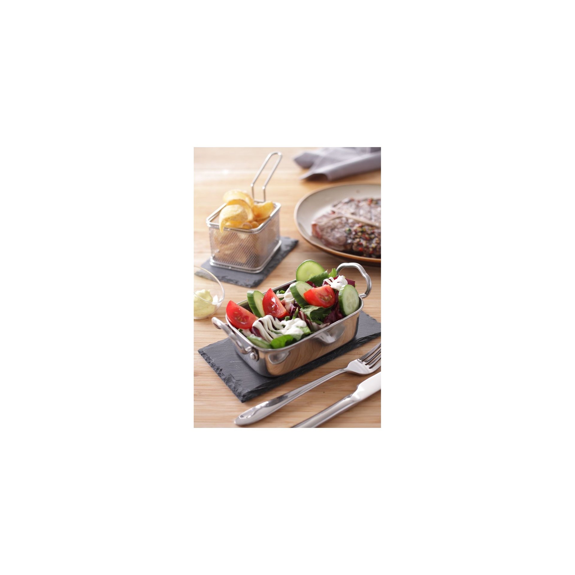 Miniatur-Snack-Pfanne, 196x95x(H)70mm