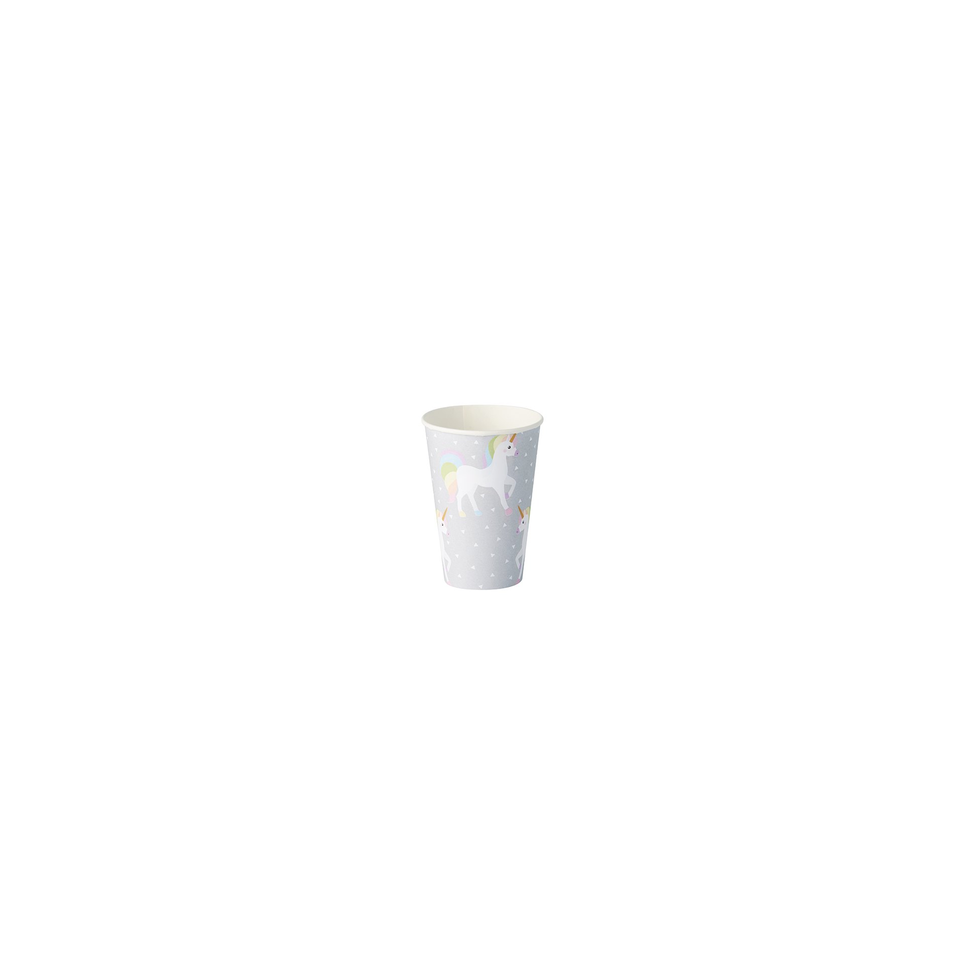 Trinkbecher, Pappe 0,2 l Ø 7 cm · 9,7 cm "Unicorn"