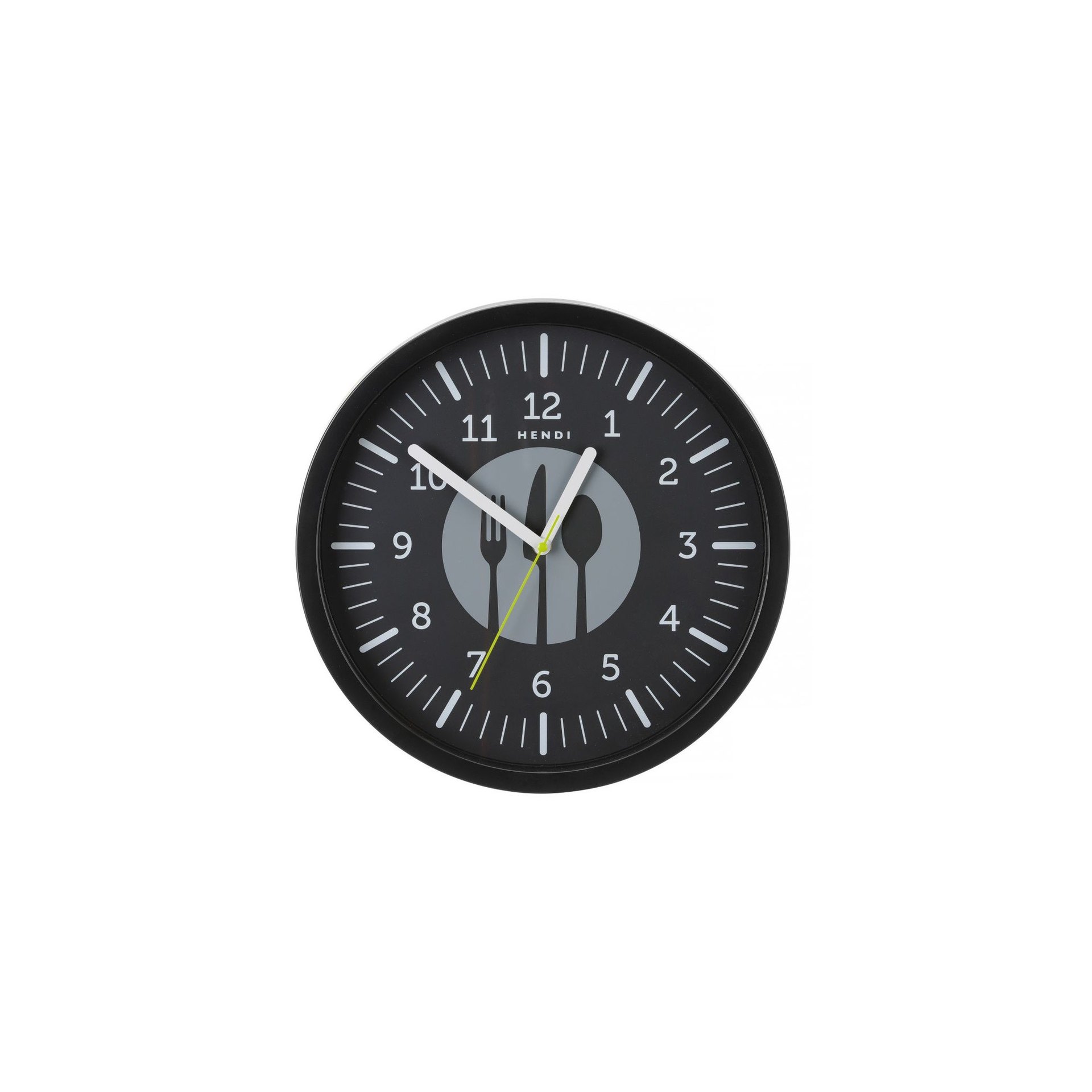 Wanduhr, designed by Robert Bronwasser, Schwarz, ⌀356x(H)45mm Wanduhr, designed by Robert Bronwasser, Schwarz, ⌀356x(H)45mm