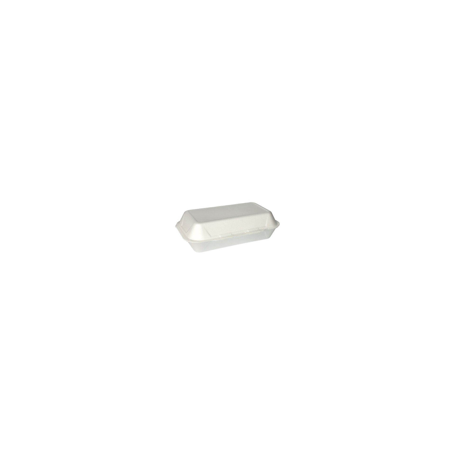 Allzweckboxen mit Klappdeckel, XPS 1800 ml 7,5 cm x 24 cm x 13,3 cm weiss