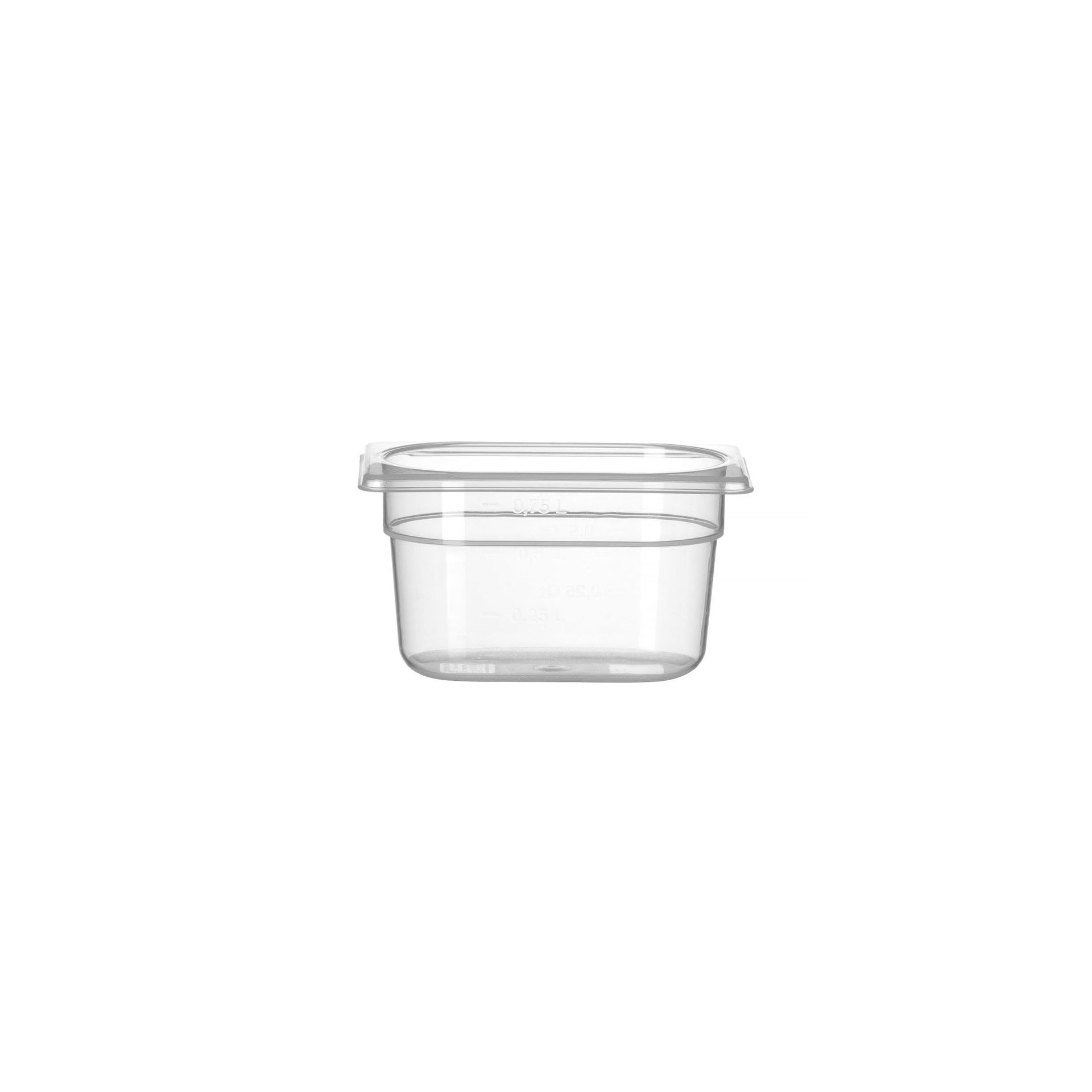 Gastronorm-Behälter 1/9, Profi Line, 1,0, GN 1/9, 1L, Transparent, 176x108x(H)100mm Gastronorm-Behälter 1/9, Profi Line, 1,0, GN 1/9, 1L, Transparent, 176x108x(H)100mm