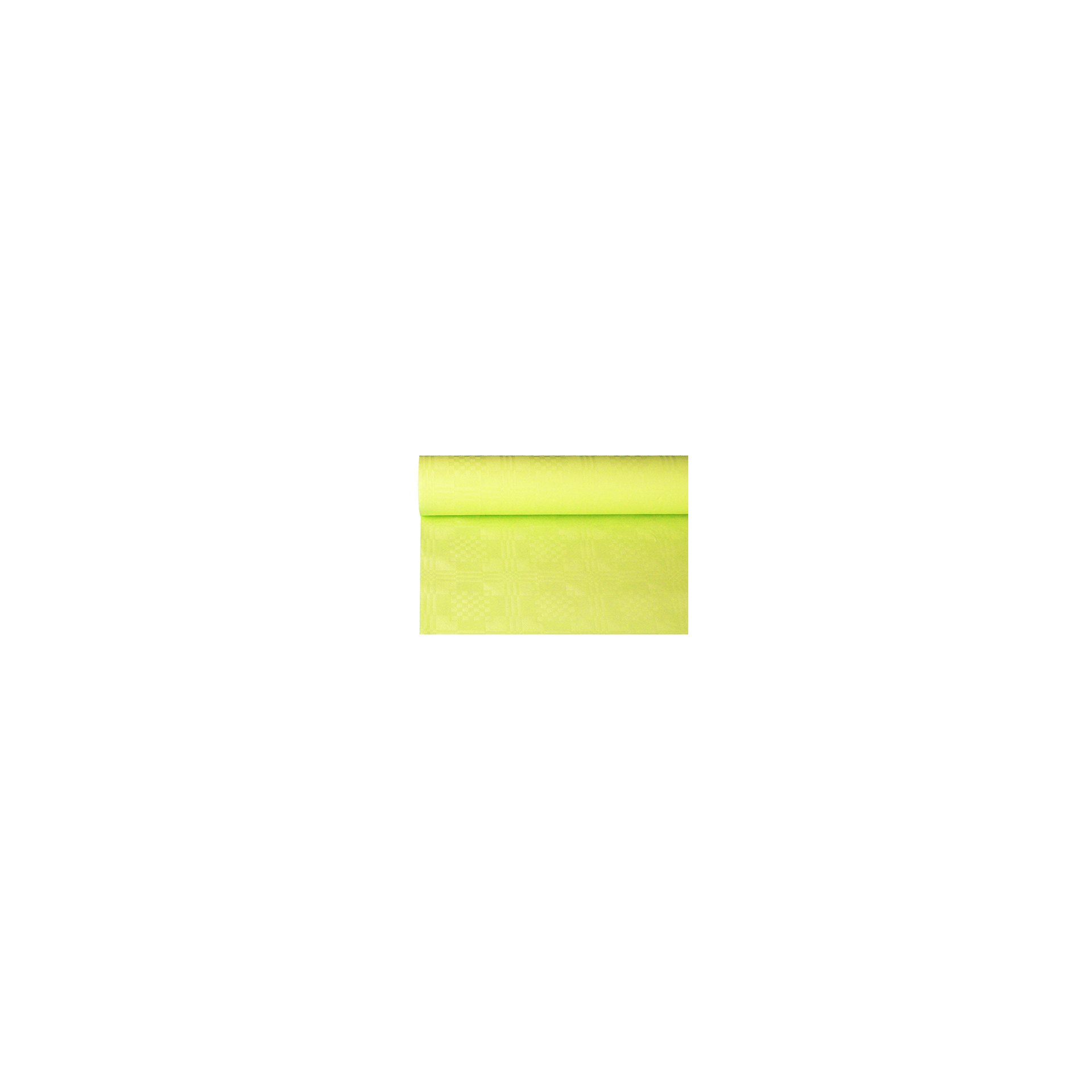 Papiertischtuch mit Damastprägung 6 m x 1,2 m limonengrün Papiertischtuch mit Damastprägung 6 m x 1,2 m limonengrün