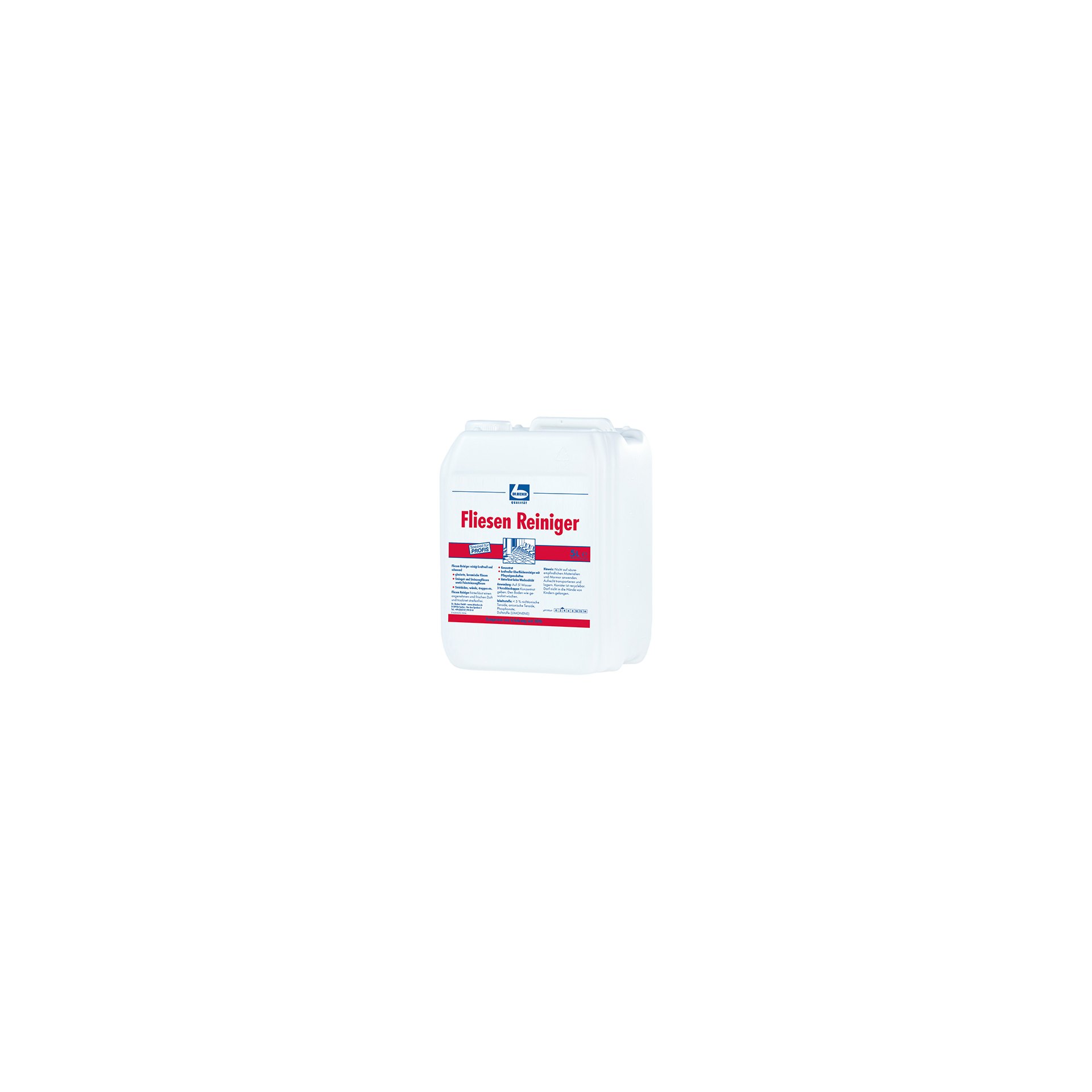 "Dr. Becher" Fliesen Reiniger 5 l "Dr. Becher" Fliesen Reiniger 5 l